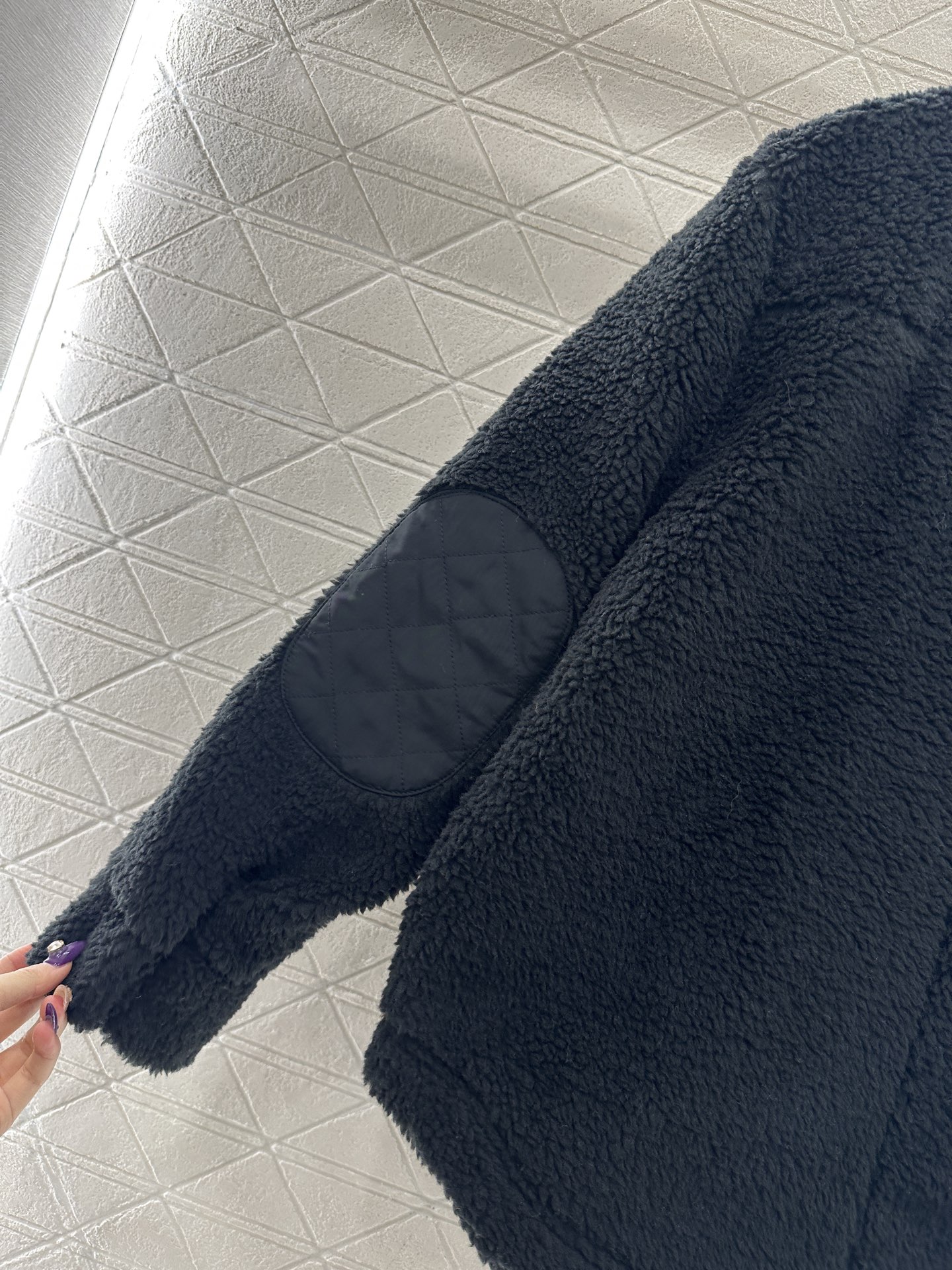 ♥Alo*♥2025新品上架 泰迪翻领按扣棉服外套定制YB泰迪羊羔毛材质，成衣质感品相绝佳，翻领立领两穿