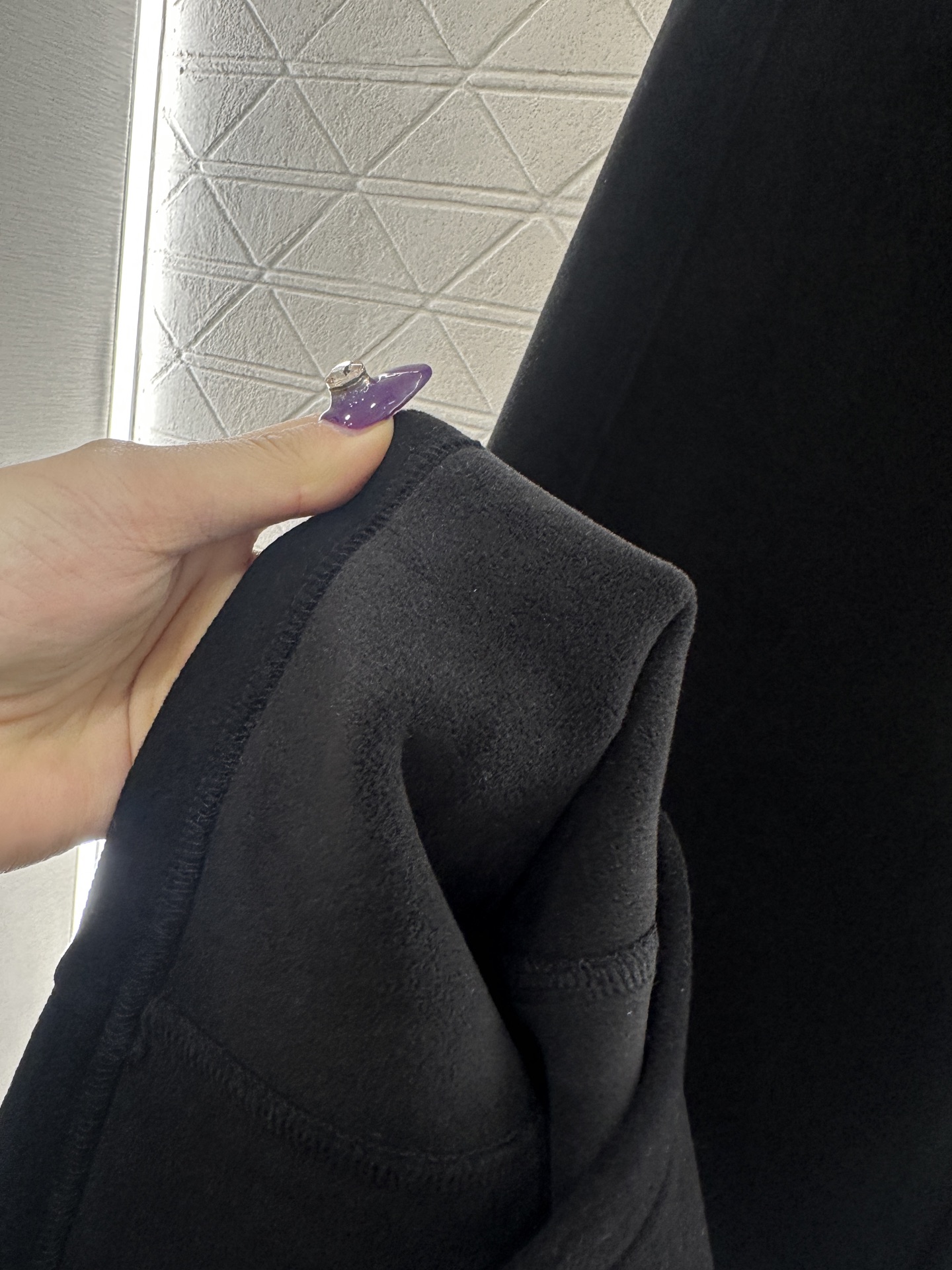 ♥Miumi*♥2025新品上架 磨绒格纹腰带阔腿长裤定制YB进口磨绒材质，面料柔软舒适，内里磨毛短绒，