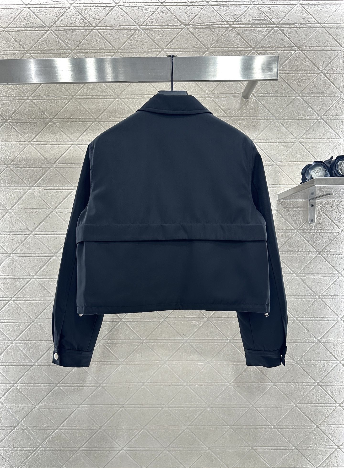 ♥Prad*♥2025新品上架 棉服外套伞状半裙套装定制YB进口尼龙材质，质感光泽，防风舒适，翻领拉链夹