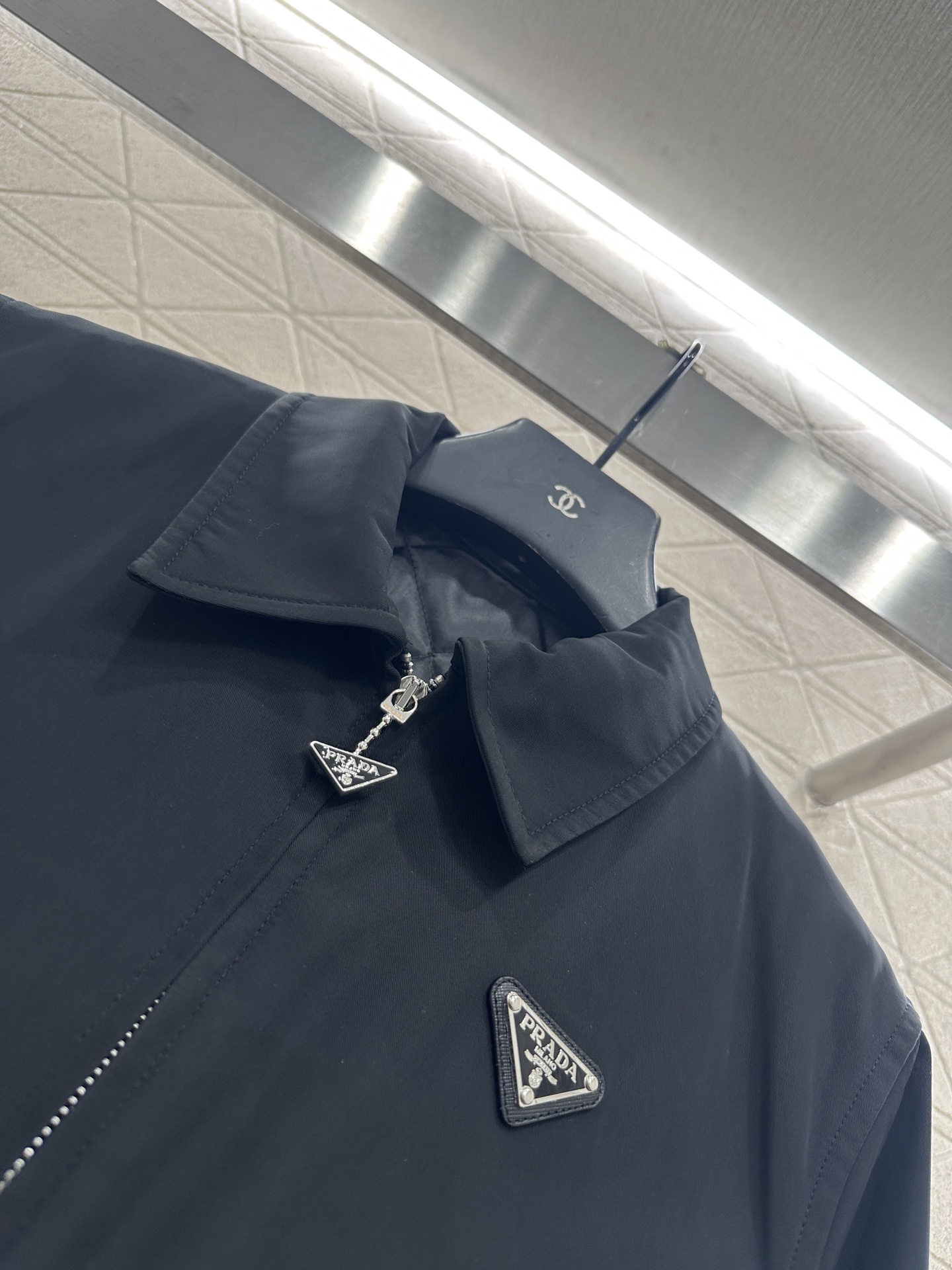 ♥Prad*♥2025新品上架 棉服外套伞状半裙套装定制YB进口尼龙材质，质感光泽，防风舒适，翻领拉链夹