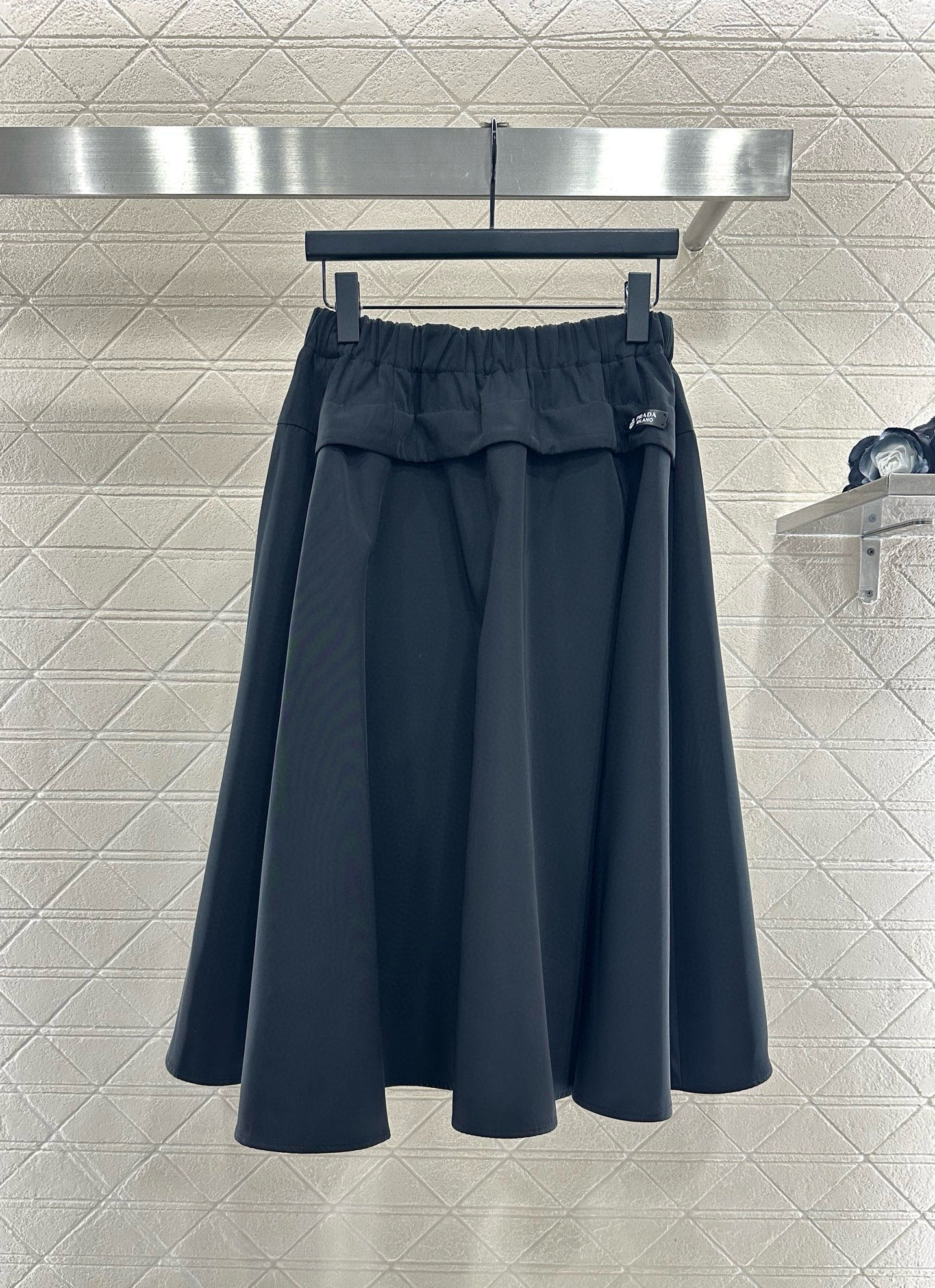 ♥Prad*♥2025新品上架 棉服外套伞状半裙套装定制YB进口尼龙材质，质感光泽，防风舒适，翻领拉链夹