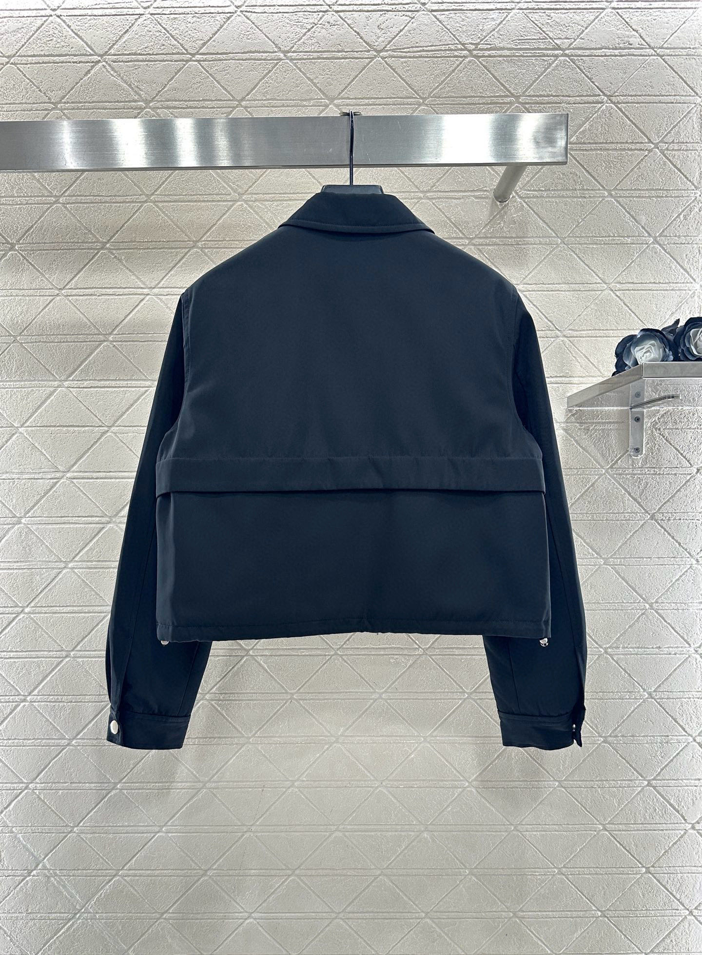 ♥Prad*♥2025新品上架 棉服外套伞状半裙套装定制YB进口尼龙材质，质感光泽，防风舒适，翻领拉链夹