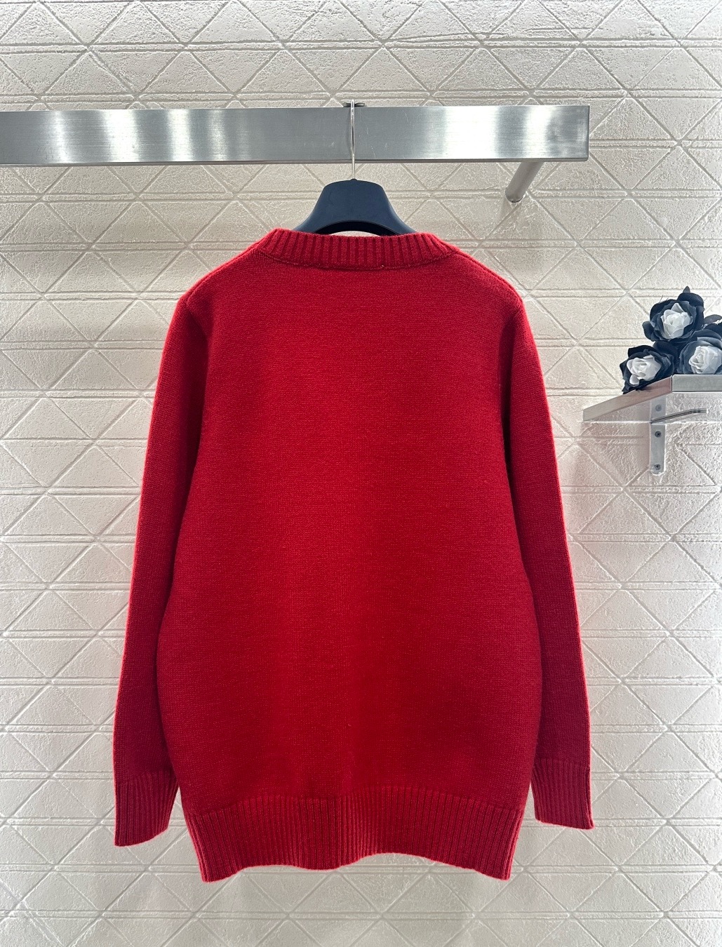 ♥Louis vuitto*♥2026新品上架 立体徽标廓形针织毛衣定制YB羊毛纱线织造，穿搭舒适，质感