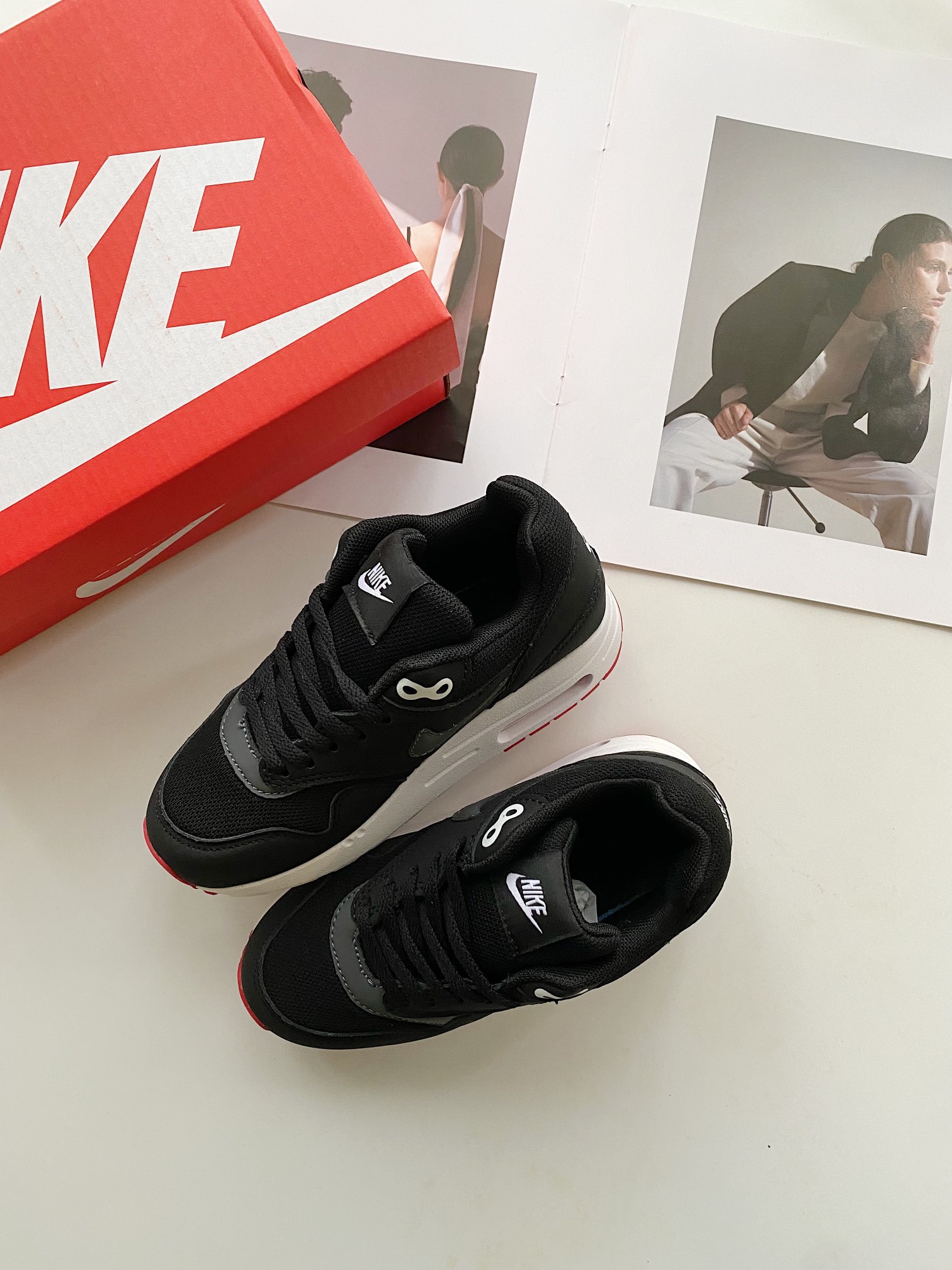 图片[8]-NK Air Max 87气垫运动鞋25-37 流畅线条设计，经典运动风外观💎经典网眼透气鞋面🪔适合日常穿着🚙搭载可视Max Air缓震配置-选品中心