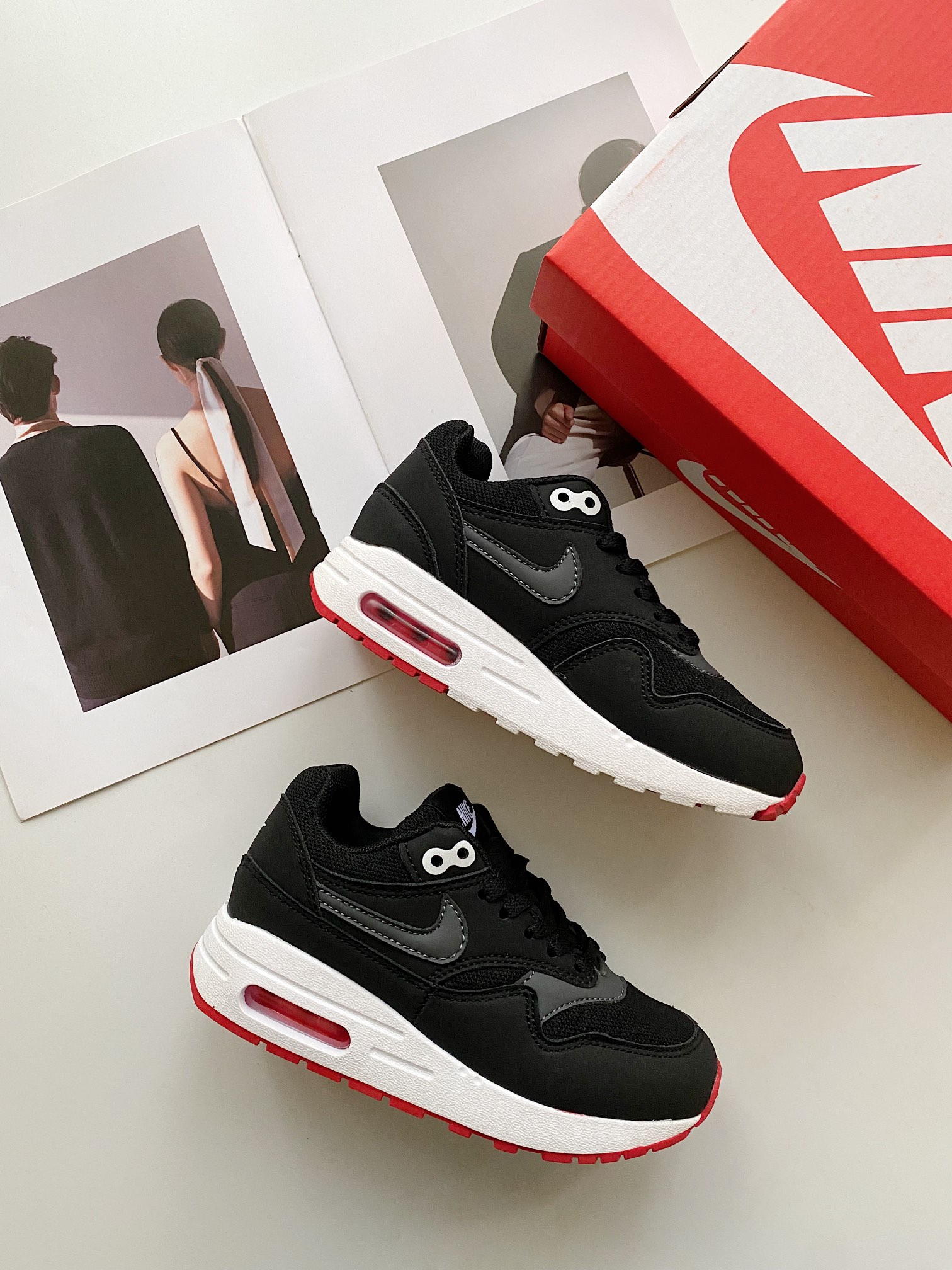 图片[7]-NK Air Max 87气垫运动鞋25-37 流畅线条设计，经典运动风外观💎经典网眼透气鞋面🪔适合日常穿着🚙搭载可视Max Air缓震配置-选品中心