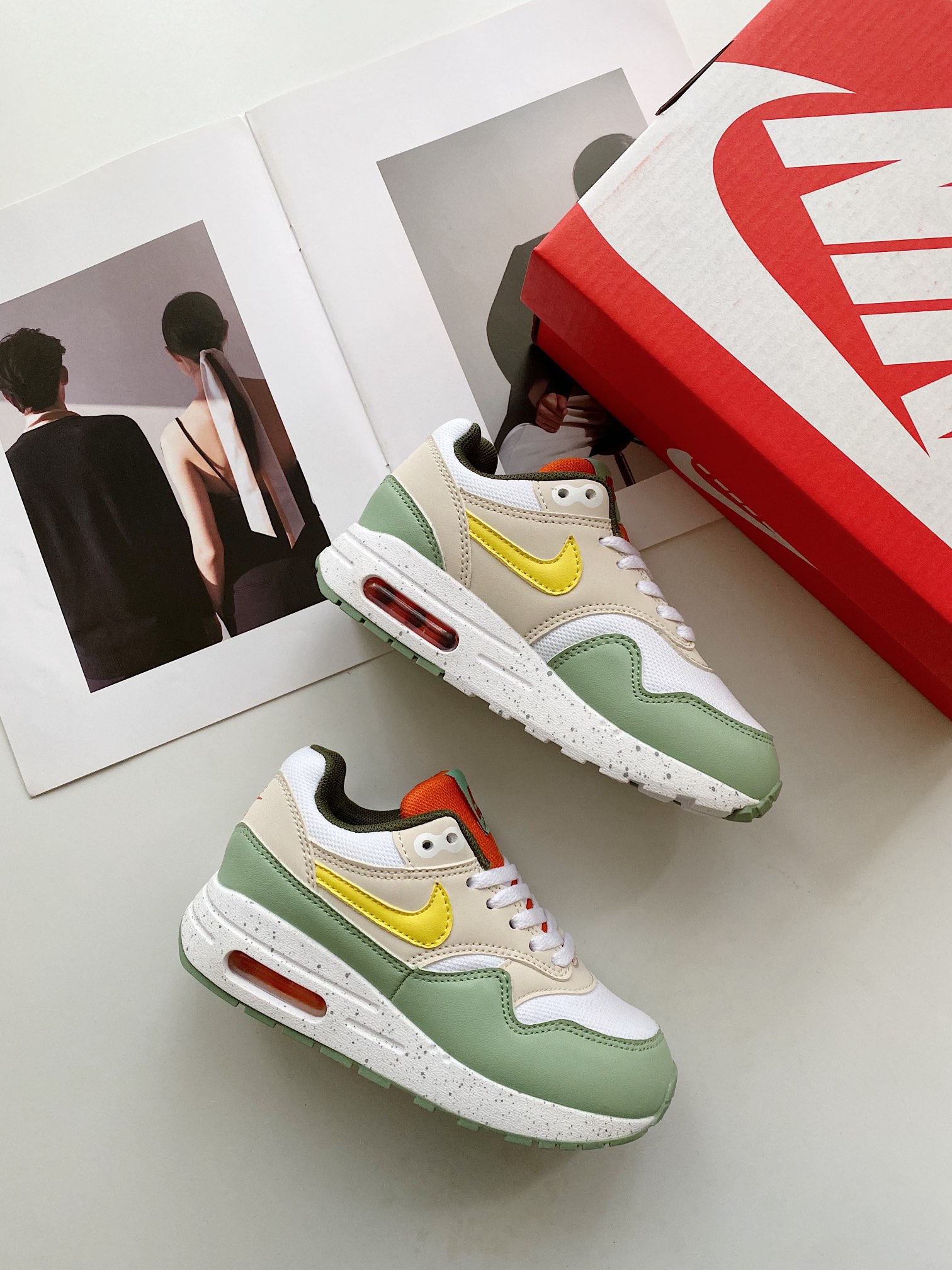 图片[4]-NK Air Max 87气垫运动鞋25-37 流畅线条设计，经典运动风外观💎经典网眼透气鞋面🪔适合日常穿着🚙搭载可视Max Air缓震配置-选品中心
