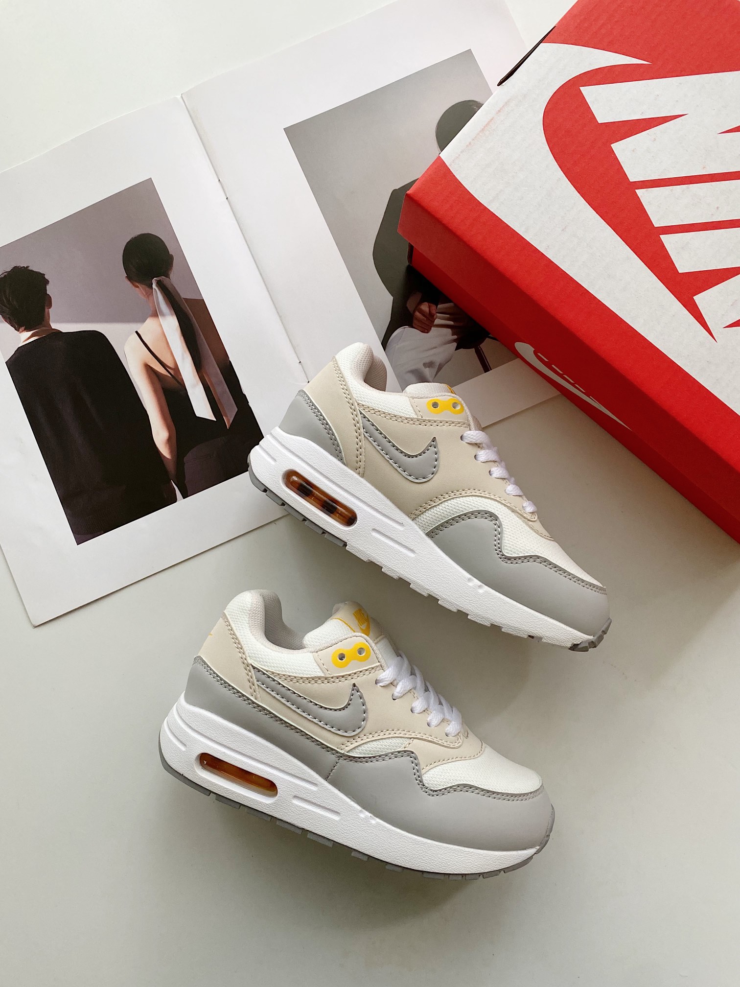 图片[4]-NK Air Max 87气垫运动鞋25-37 流畅线条设计，经典运动风外观💎经典网眼透气鞋面🪔适合日常穿着🚙搭载可视Max Air缓震配置-选品中心