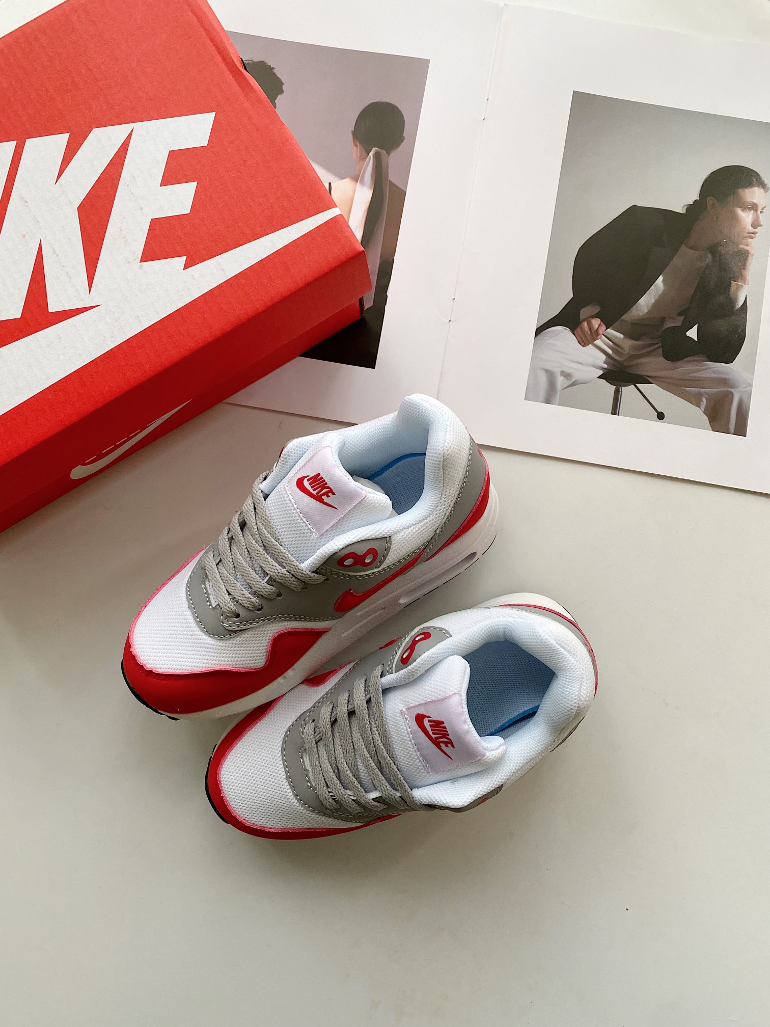 图片[2]-NK Air Max 87气垫运动鞋25-37 流畅线条设计，经典运动风外观💎经典网眼透气鞋面🪔适合日常穿着🚙搭载可视Max Air缓震配置-选品中心