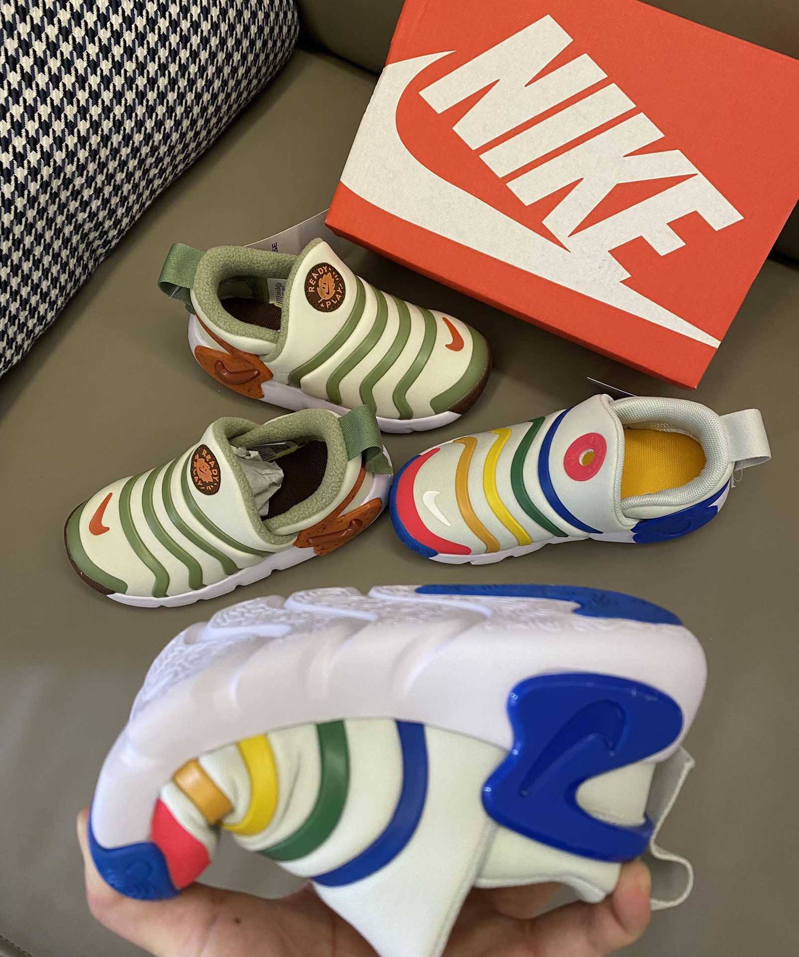 图片[5]-原图实拍✅选择这款专柜三代儿童一脚蹬运动鞋透气、柔软的材质😍给宝宝的脚趾足够的空间和保护🤩让宝宝的脚趾能够自由伸展～-选品中心