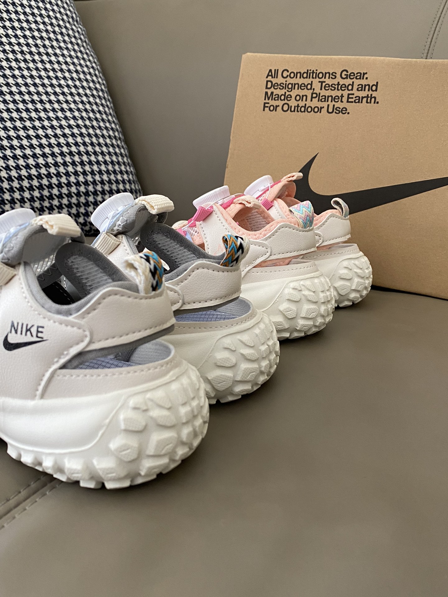 图片[4]-原图直出🌟 NK 包头网面旋转纽扣凉鞋真的盼了好久呀！旋转纽扣设计，🉑自由调节方便宝贝穿脱✔️超火的榴莲底防滑耐磨🤩上脚的感觉超轻便👻-选品中心