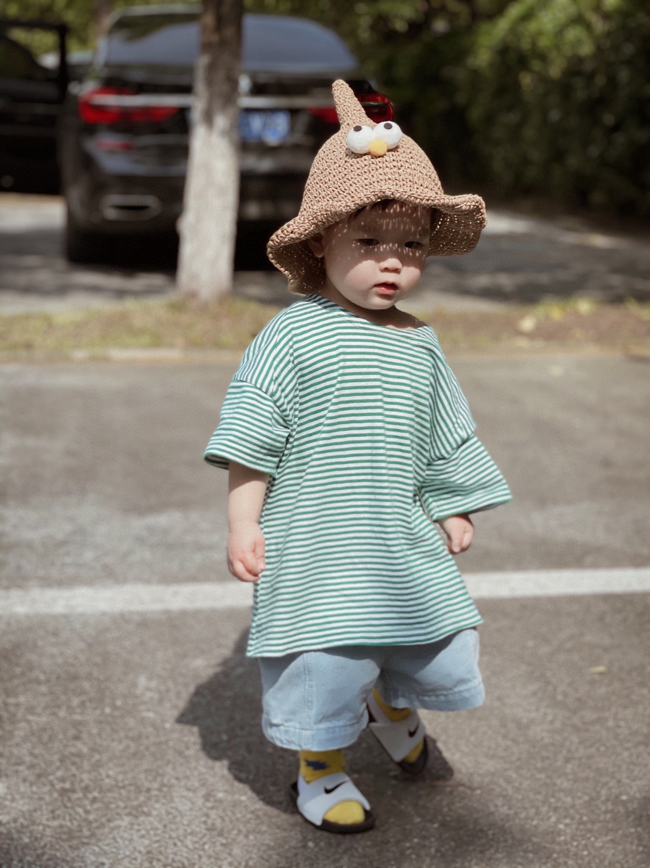 图片[7]-下单备注：NK 儿童KAEA SLIDE 露趾凉鞋 活动仅需 可以看得出的轻盈柔软！ 脚感真的绝了！无敌舒适，这换谁谁不爱！ 后跟超柔软弹性固定带轻轻松松一脚蹬快速出行！拍大1-2码，穿着更舒适！-选品中心