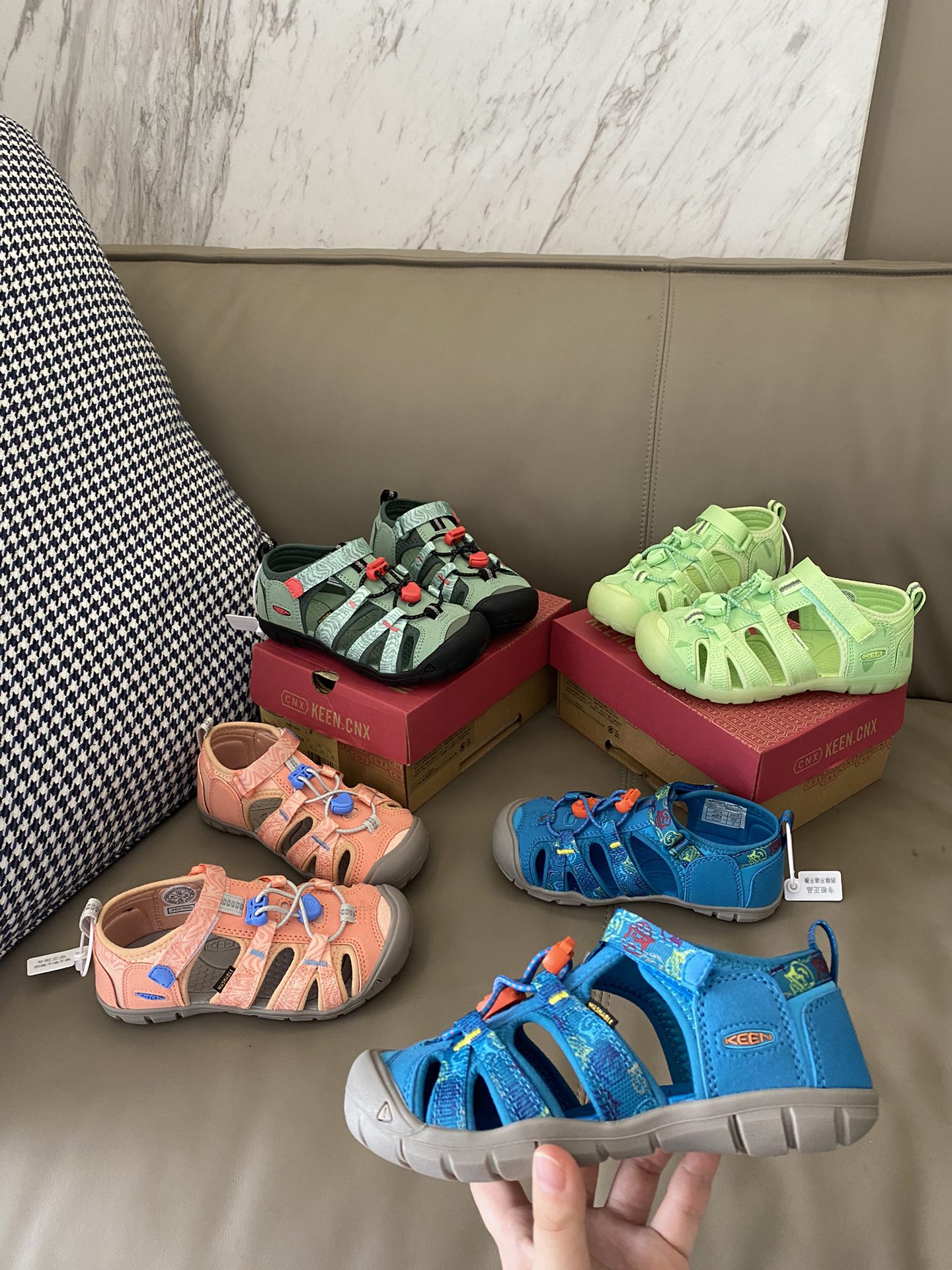 图片[2]-原图直出🌟 Keen 儿童溯溪两穿凉鞋二代，踩屎感鞋垫有足弓支撑👋🏻软缓震而且这双凉鞋真的很抗造🤩怎么穿都不带坏的，主打的就是好看而且质量好😍-选品中心