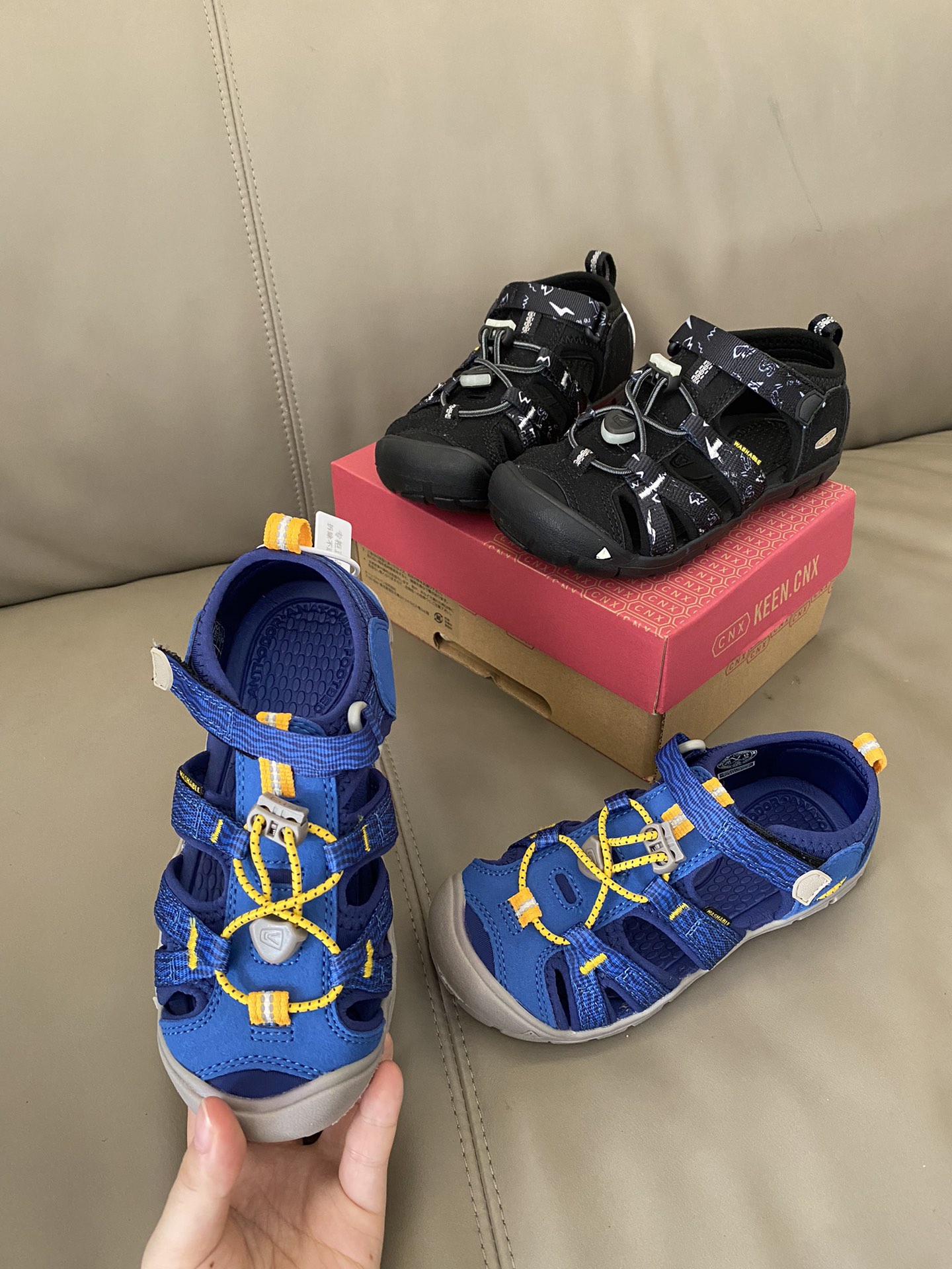 图片[3]-原图直出🌟 Keen 儿童溯溪两穿凉鞋二代，踩屎感鞋垫有足弓支撑👋🏻软缓震而且这双凉鞋真的很抗造🤩怎么穿都不带坏的，主打的就是好看而且质量好😍-选品中心