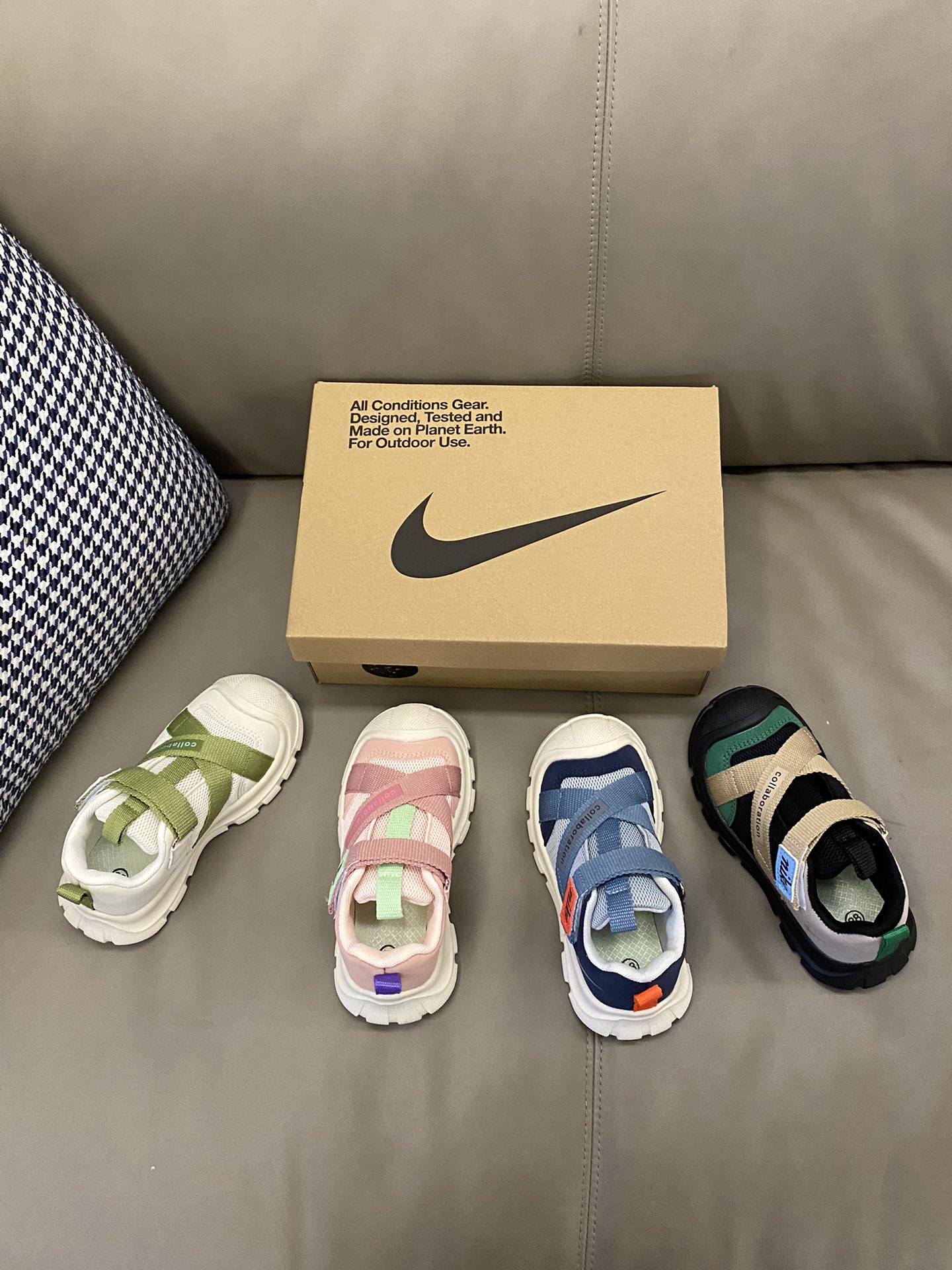 图片[5]-儿童款运动鞋必须有它做工和材质面料都很牛🐮魔术贴设计方便宝贝穿脱✔️超弹大底，轻便舒适第一名🥇🥇让小朋友运动时更加洒脱~~MNA203-选品中心