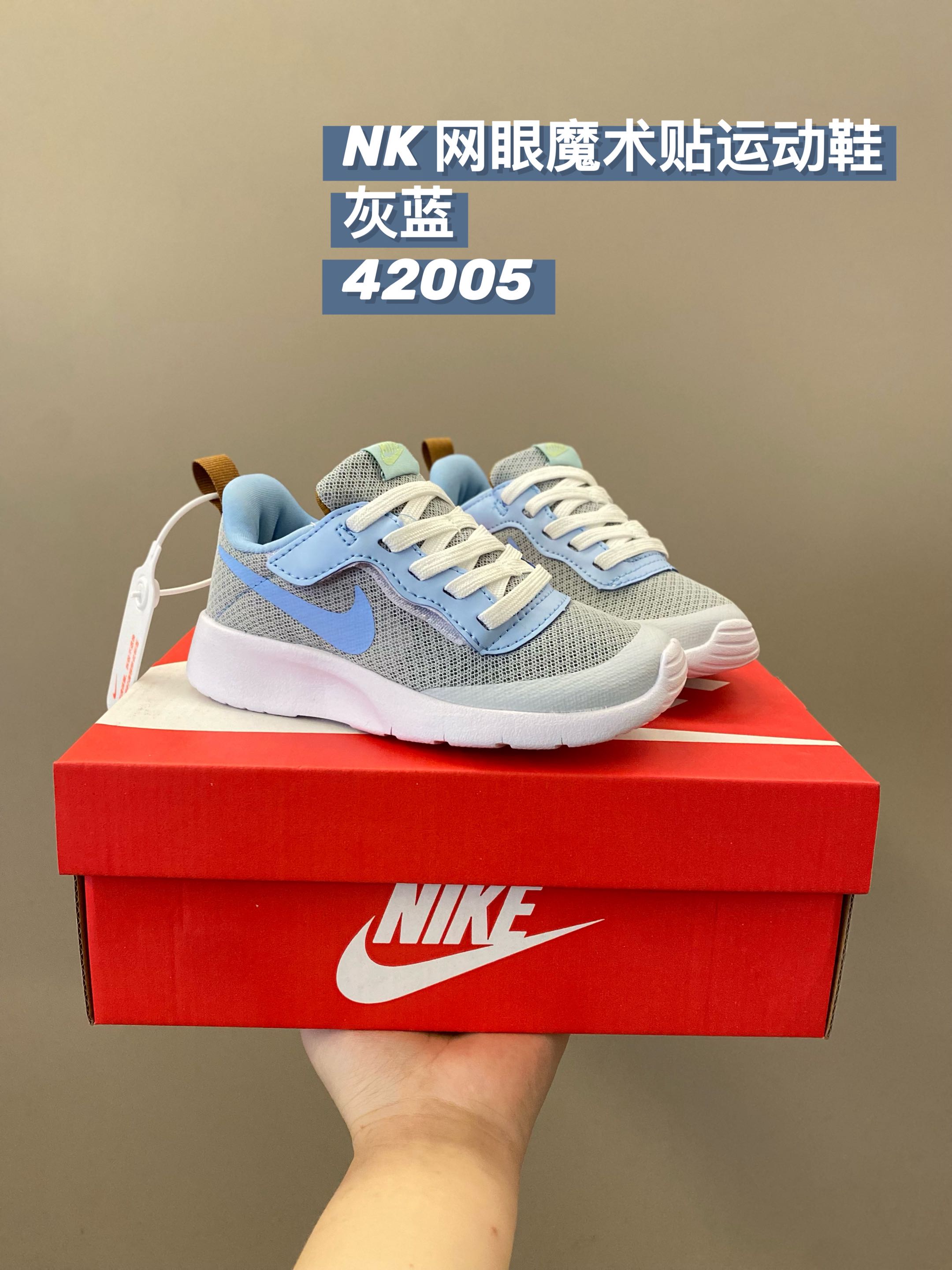 图片[4]-尺码：23.5-36 超舒适的NK 魔术贴运动鞋来咯😍这个款式和颜色很好穿，网眼设计清爽透气💨鞋子超轻巧柔软度超高很Q弹☁️而且超级百搭好穿没话说⬆️-选品中心