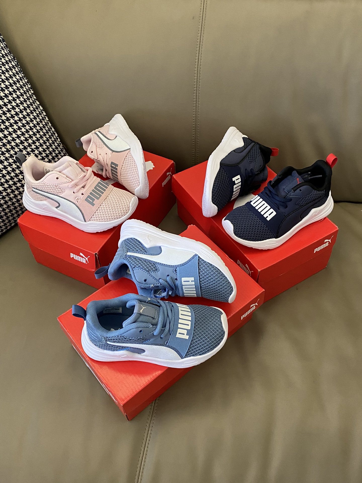 图片[8]-原图直出🌟 PUMA 彪马儿童运动鞋👟采用织物网眼设计，清爽透气💨久跑不闷汗💦内里柔软舒适贴合不累脚👣鞋底软弹舒适轻便☁️防滑耐磨✔️-选品中心