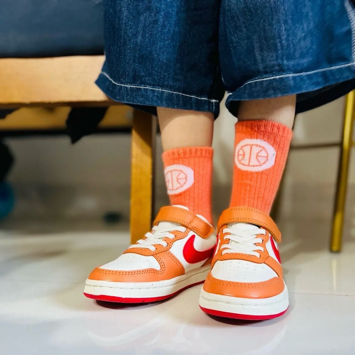 图片[7]-高品质口碑款童鞋推 NK空军一号魔术贴松紧带童鞋尺码表 尺码：24-37，活动价️ 📣📣不同品牌，不同系列的鞋子，鞋码存在差异 所以一定要量一下宝宝脚长 根据宝宝脚长+ 1-1.5cm左右选码✅-选品中心