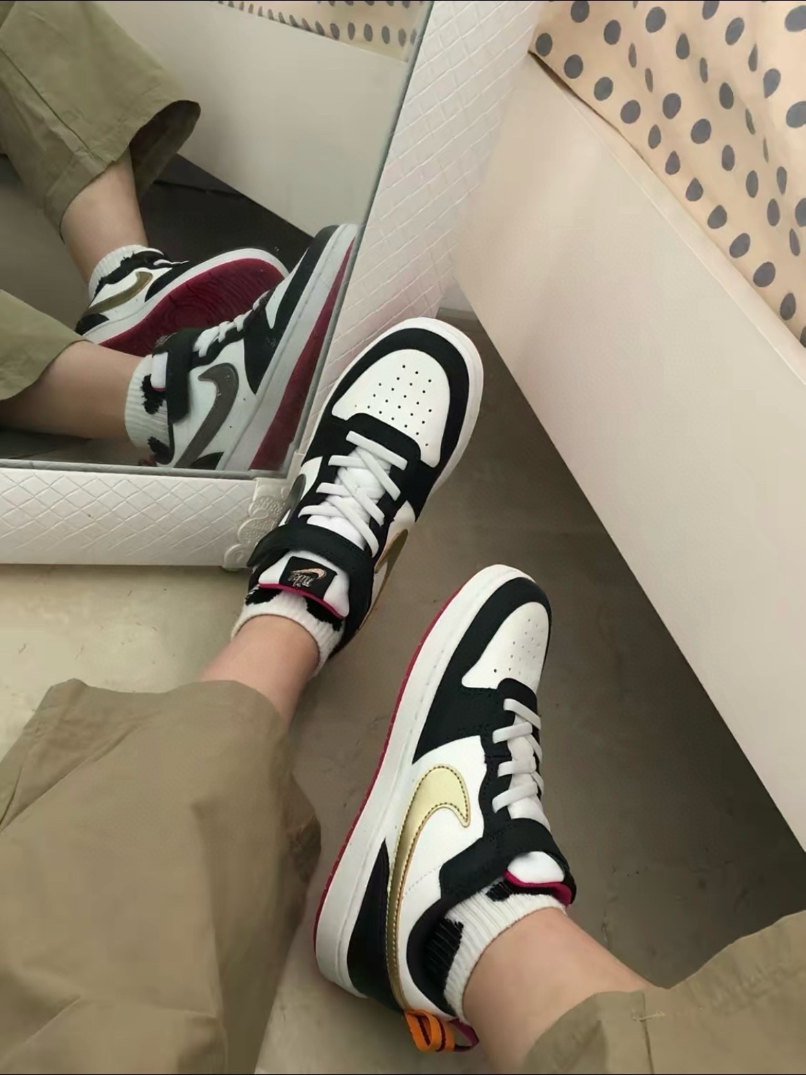 图片[8]-高品质口碑款童鞋推 NK空军一号魔术贴松紧带童鞋尺码表 尺码：24-37，活动价️ 📣📣不同品牌，不同系列的鞋子，鞋码存在差异 所以一定要量一下宝宝脚长 根据宝宝脚长+ 1-1.5cm左右选码✅-选品中心