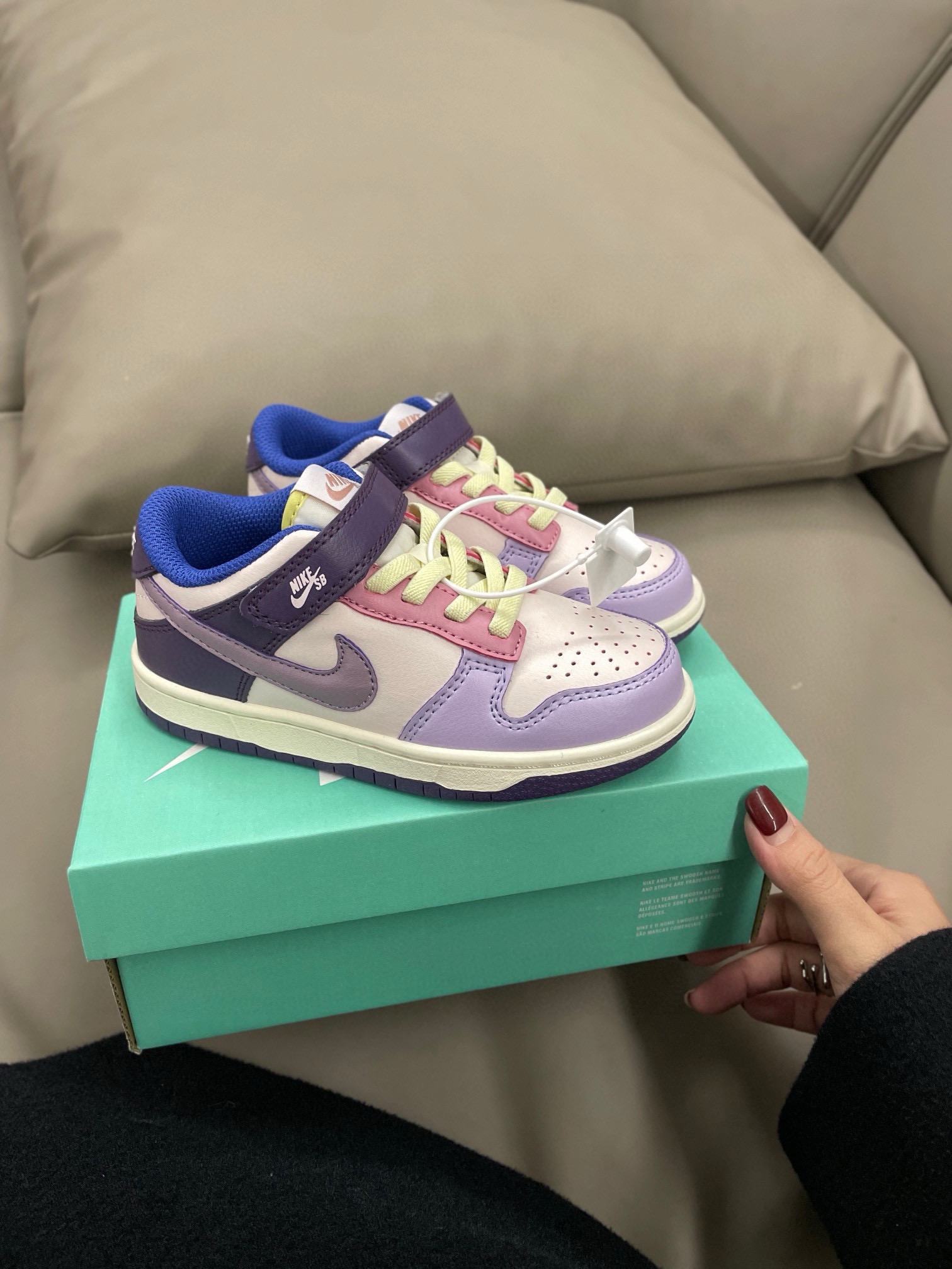 图片[6]-高品质口碑款童 下单备注：NK SB低帮魔术扣20色 尺码：24-37.5， 📣📣不同品牌，不同系列的鞋子，鞋码存在差异 所以一定要量一下宝宝脚长 根据宝宝脚长+1~1.5cm选择相对应内长-选品中心