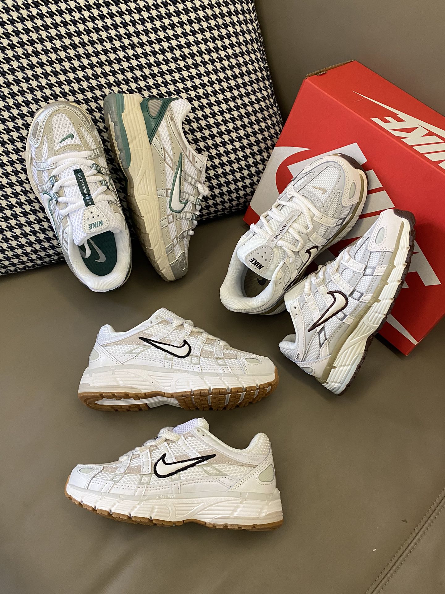 原图直出⭐️ NK P-6000老爹鞋采用透气材料，搭配匠心覆面，再现跑鞋风格，塑就大气外观😍缔造街头时尚运动风范，同时带来日常穿着的舒适感受🥳-选品中心