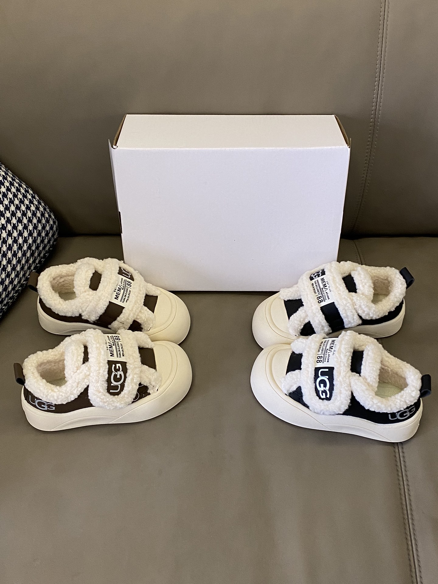 图片[8]-原图直出🌟 鞋头圆圆的设计真的好🉑爱防撞踢保护脚趾🦶🏻内里毛茸茸的又很保暖🤩搭配魔术贴设计简直大爱😍鞋底防滑耐磨抓地力强👍🏻MNA280-选品中心