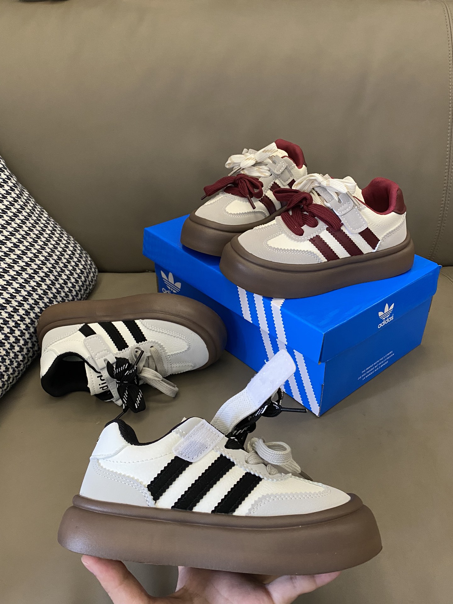 图片[6]-原图直出🌟 潮酷的外观设计，圆头的风格不仅让宝贝的双脚更加秀气😝还能有效避免脚趾受挤压的不适感😎固定双系带+魔术贴设计方便穿脱✔️脚感无敌轻盈🤗MNA283-选品中心