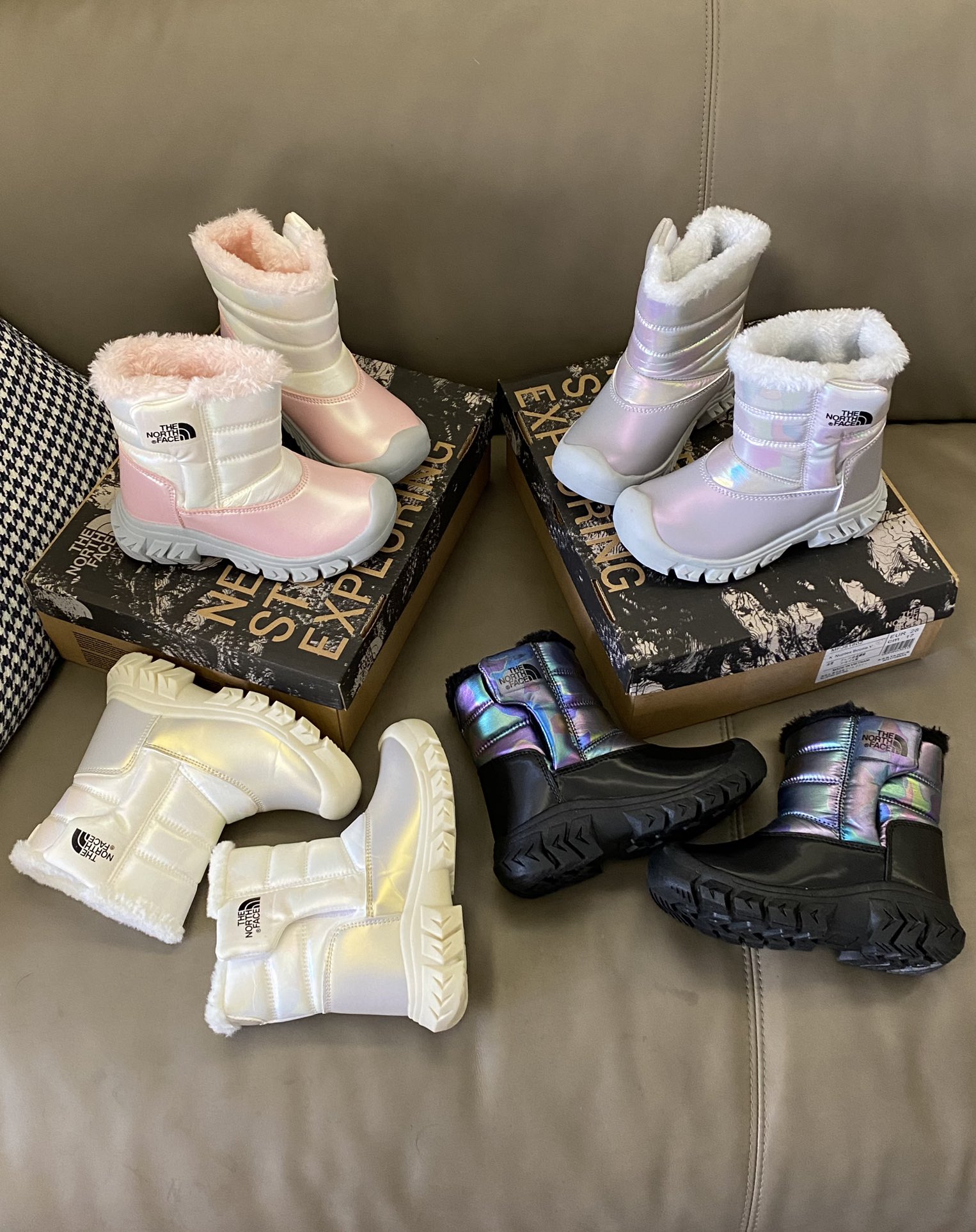 图片[7]-直出🌟 北面新款雪地靴也太保暖啦叭～鞋面防水、防滑、防寒🫣保暖内里锁住脚部温度整天保暖不冰冷😻特制橡胶大底，雪地行走不大打滑👻-选品中心