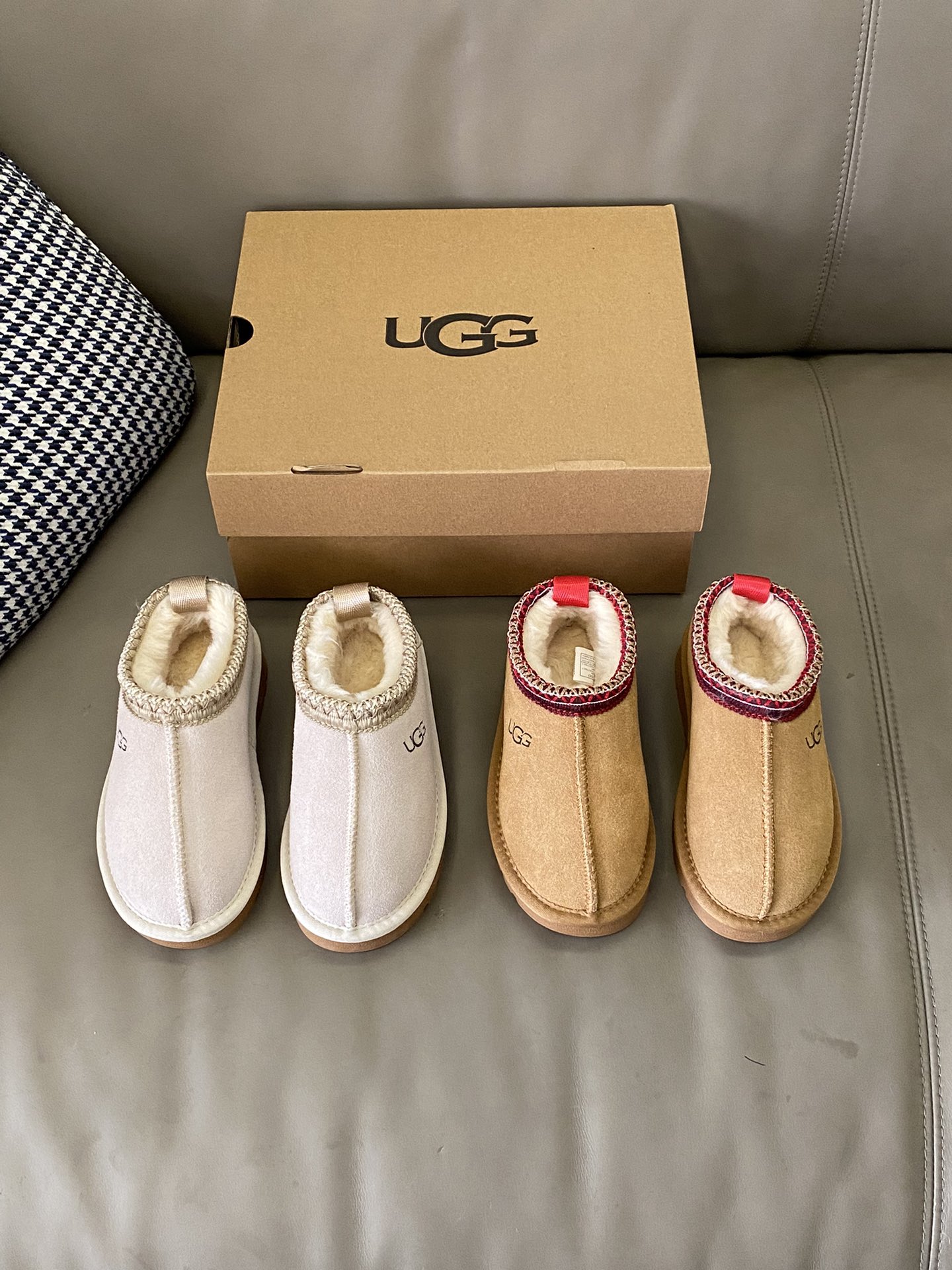 图片[5]-原图直出🌟 UGG民族风加绒雪地靴厚底增高，谁穿谁知道，踩着好舒服奶呼呼的很好穿😍经典耐看一脚蹬方便宝贝穿脱✅超厚实的内里毛绒绒的很保暖🔥简直一整个爱住💞-选品中心