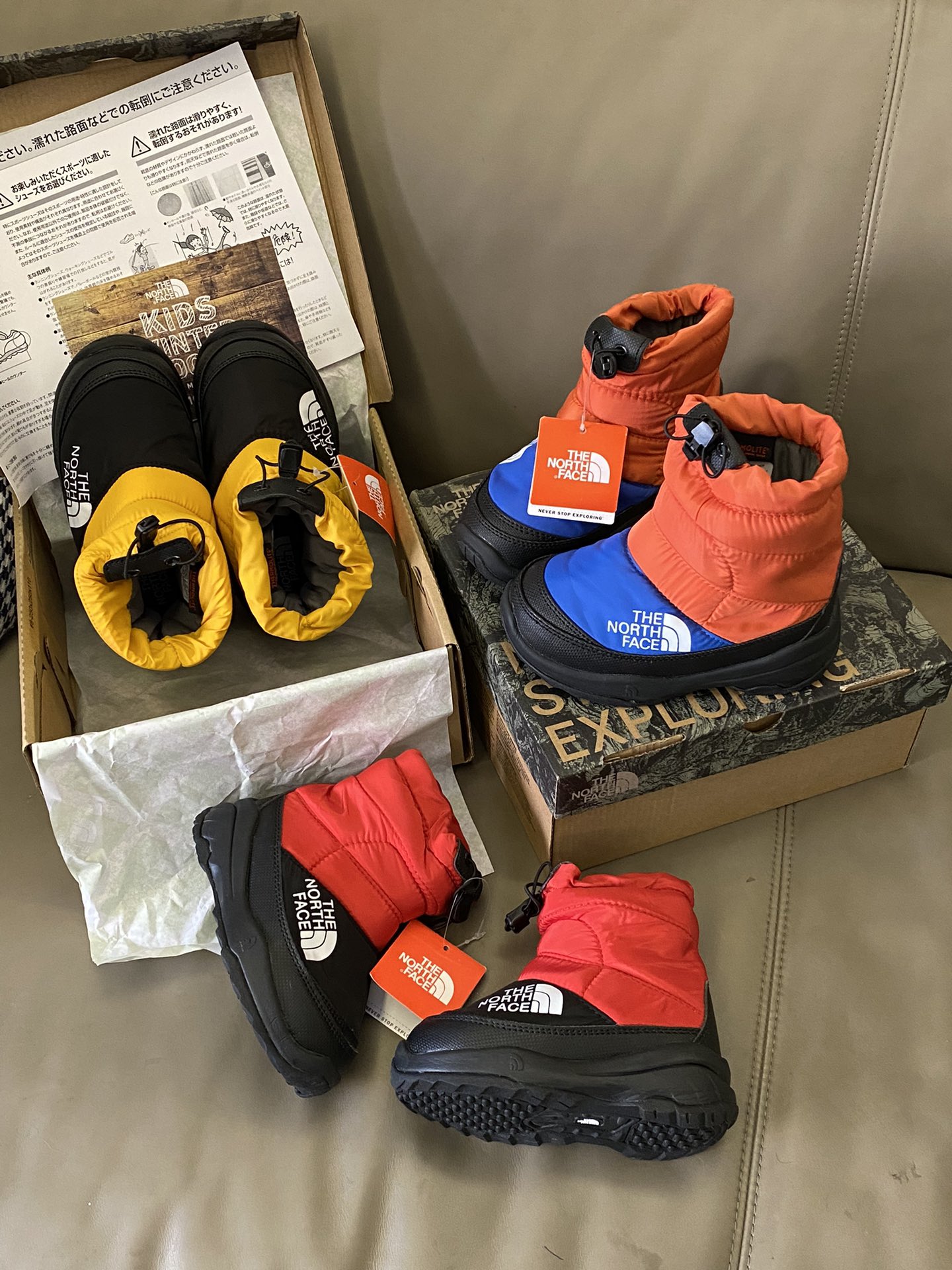 图片[3]-原图直出🌟 鞋面采用防水材质可以穿着玩雪❄️内里保暖还耐穿👻很实用，松紧扣方便宝贝调节松紧度🧐鞋底超级防滑抓地力强👍🏻-选品中心