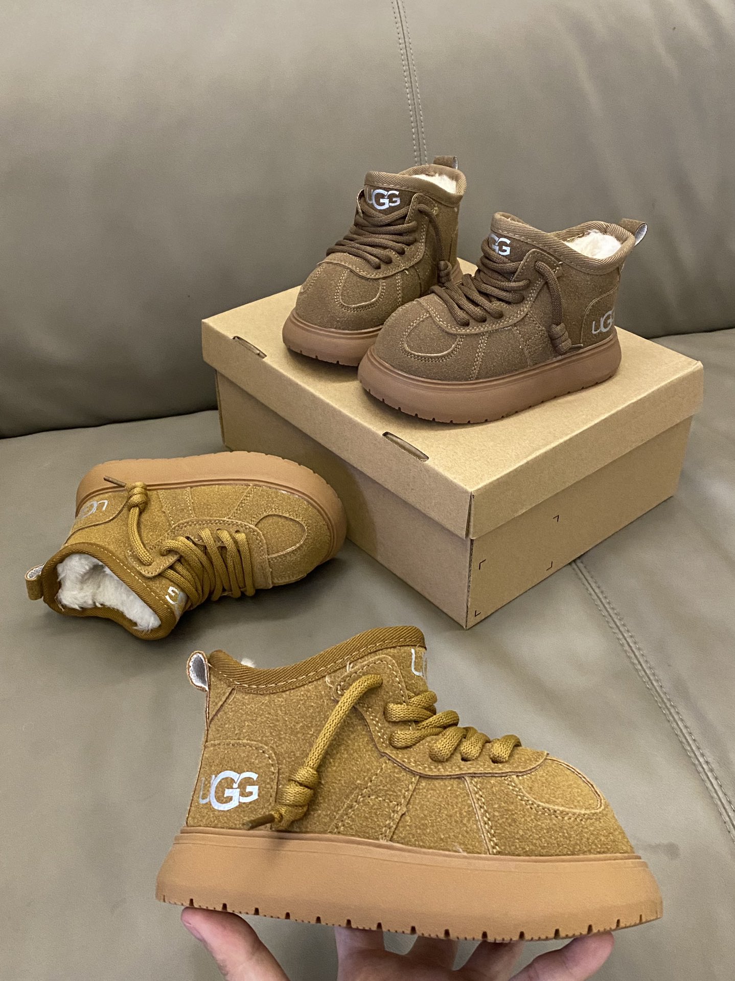 图片[6]-原图直出🌟 低筒大头厚绒雪地靴南方的宝宝们也可以穿😍整个鞋型好可爱😻一脚蹬设计穿脱方便✅内里加绒保暖舒适✌🏻橡胶鞋底防滑耐磨🥰JR121-选品中心