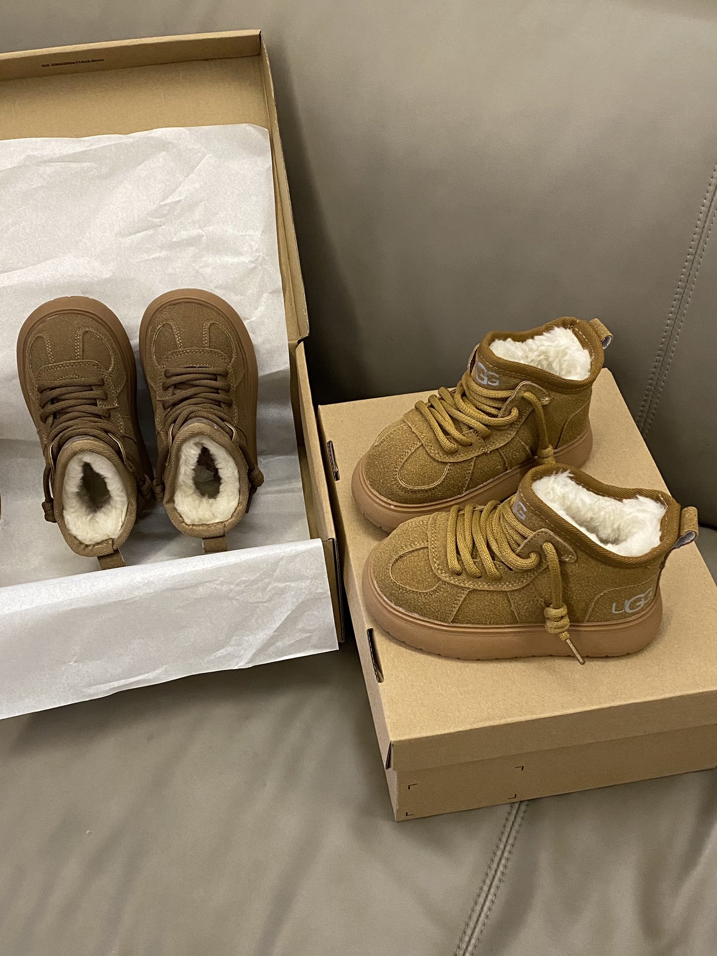 图片[3]-原图直出🌟 低筒大头厚绒雪地靴南方的宝宝们也可以穿😍整个鞋型好可爱😻一脚蹬设计穿脱方便✅内里加绒保暖舒适✌🏻橡胶鞋底防滑耐磨🥰JR121-选品中心