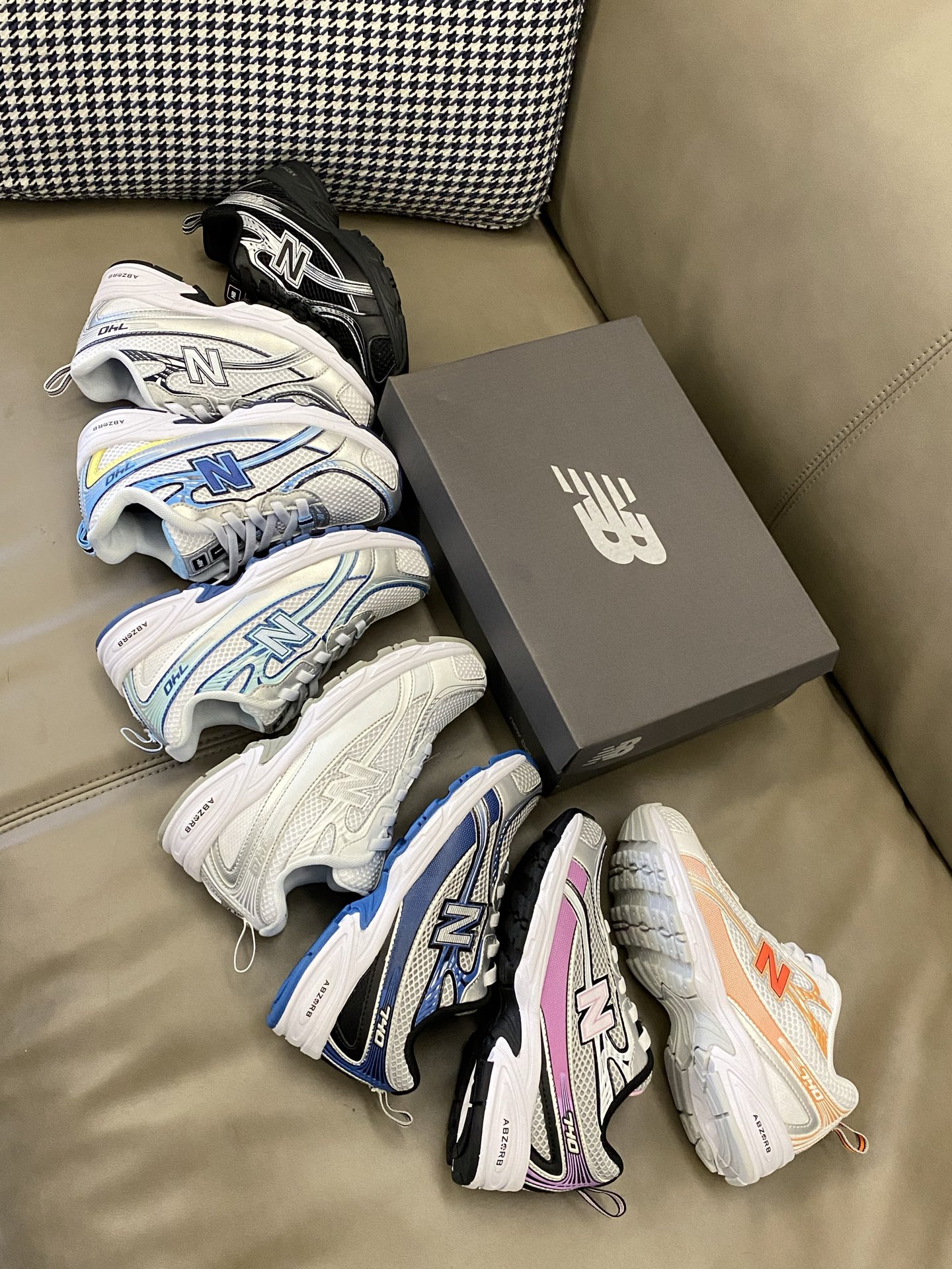 图片[5]-原图直出🌟 NB740 网面松紧带儿童老爹鞋👟鞋面网孔设计轻爽透气☁️松紧带设计，宝贝自己也能轻松穿稳💞早起上学再也不用和鞋带打架了🪢真的是一整个爱住🥳-选品中心