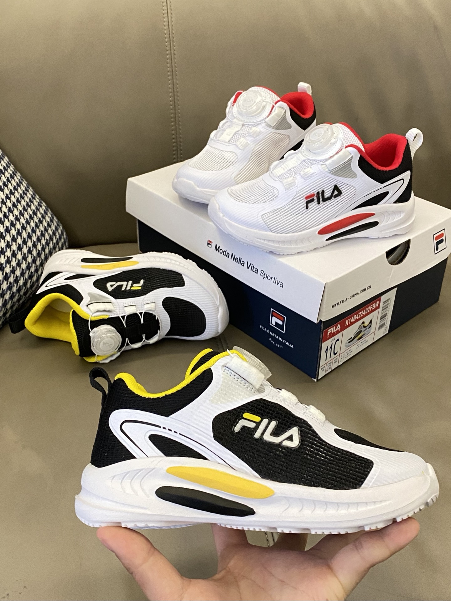 图片[3]-原图直出🌟 超赞的FILA系列👍🏻透气性网面拼接，舒适不闷脚☁️精致BOA锁扣设计，穿脱超方便✌🏻超轻软弹大底，脚感不言而喻✔️-选品中心