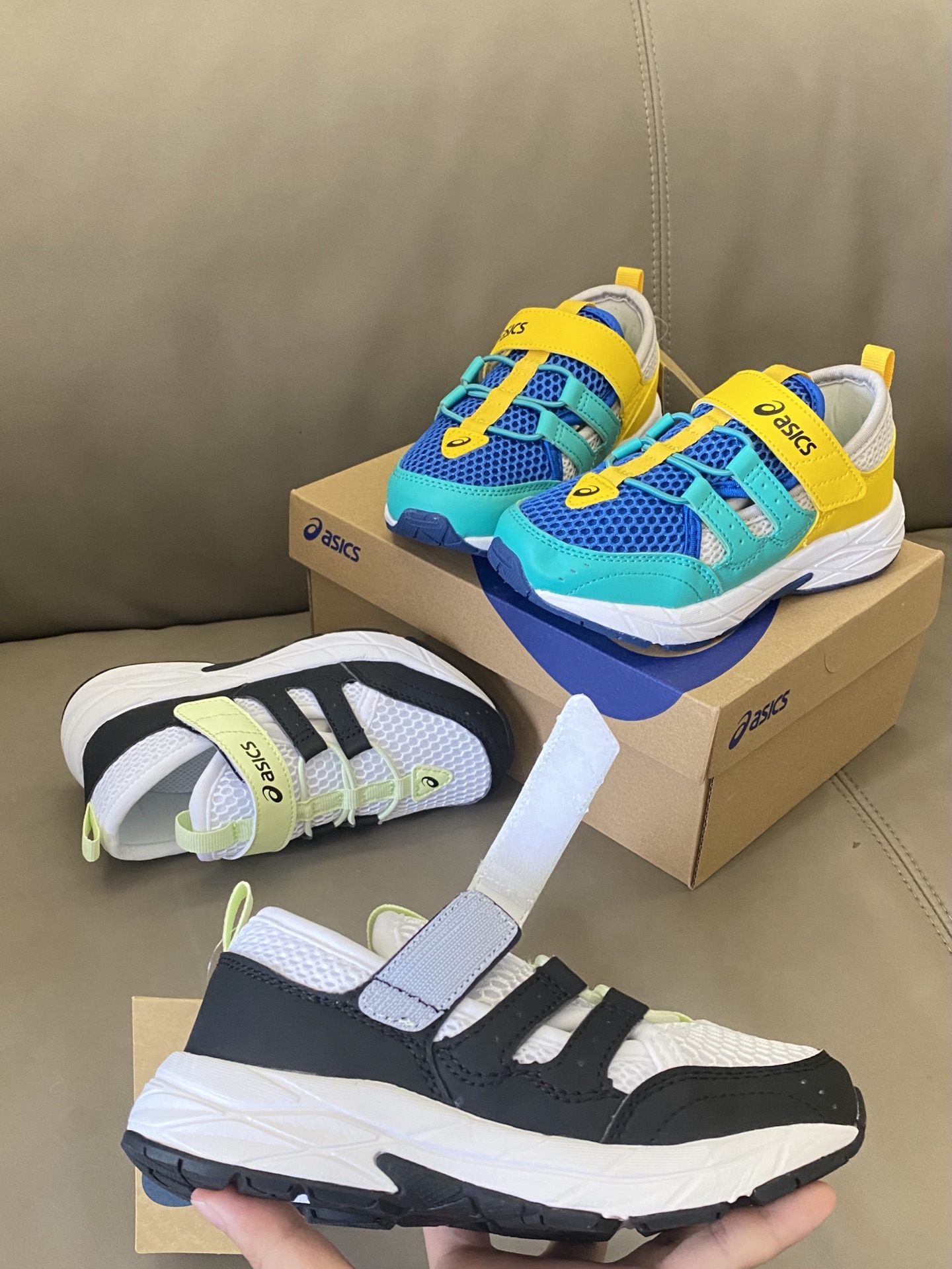 图片[3]-原图直出🌟 透气网布鞋面，搭配柔软内衬，长时间奔跑也不闷脚💨舒适度满分💯魔术贴设计，穿着方便舒适😍 鞋底防滑效果超棒👏🏻让宝宝在玩耍时更加安全放心😘L-选品中心