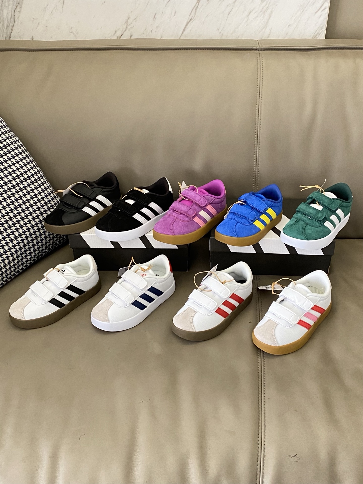 图片[5]-原图直出🌟 超嗲的配色，上脚超好看😍橡胶耐磨防滑大底，脚感超赞👍🏻 小童双魔术贴设计，大童松紧带+魔术贴设计穿脱超方便-选品中心