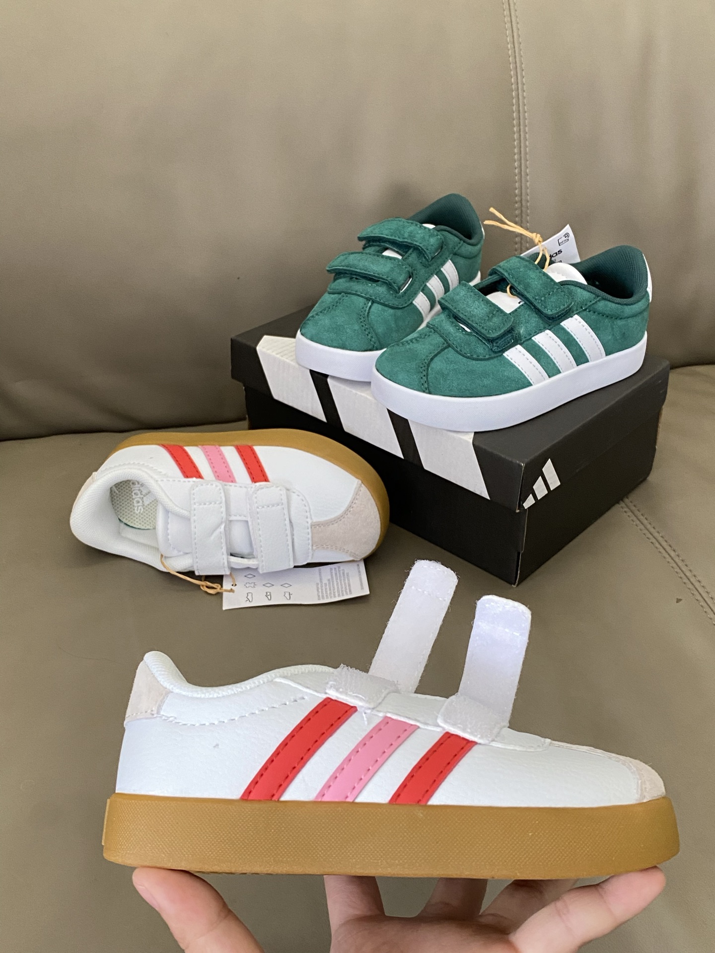 图片[6]-原图直出🌟 超嗲的配色，上脚超好看😍橡胶耐磨防滑大底，脚感超赞👍🏻 小童双魔术贴设计，大童松紧带+魔术贴设计穿脱超方便-选品中心