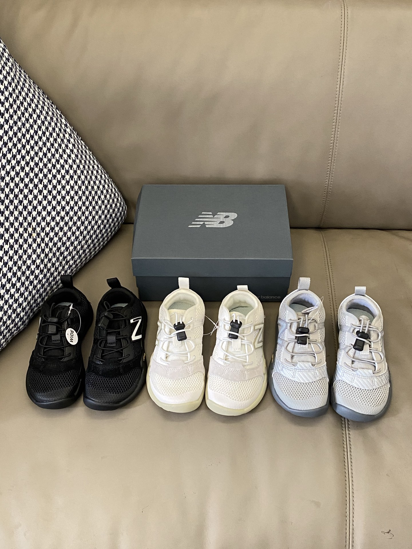 图片[5]-原图直出🌟 超爱的NB赤足网面运动鞋🆕网面设计透气又舒适🌟采用松紧扣设计穿脱超方便🤩橡胶耐磨防滑大底，抓地力强✊-选品中心