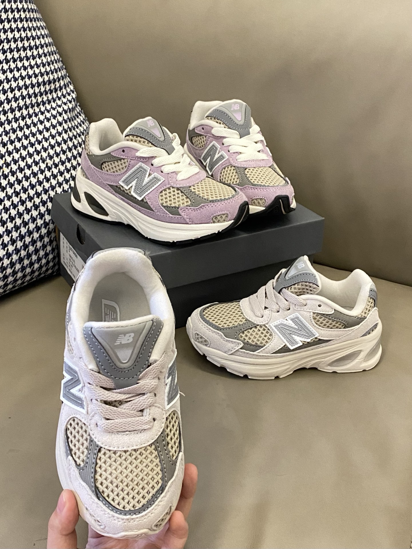 图片[5]-原图直出🌟 我尊嘟是入了一双又一双的节奏🎶配色看着好舒服🫠鞋面网布设计干爽透气💨外带增高效果🤩上脚很软很舒服🤗韩气休闲十足🌟炒鸡百搭好看很喜欢😘尺码：26-37.💰-选品中心