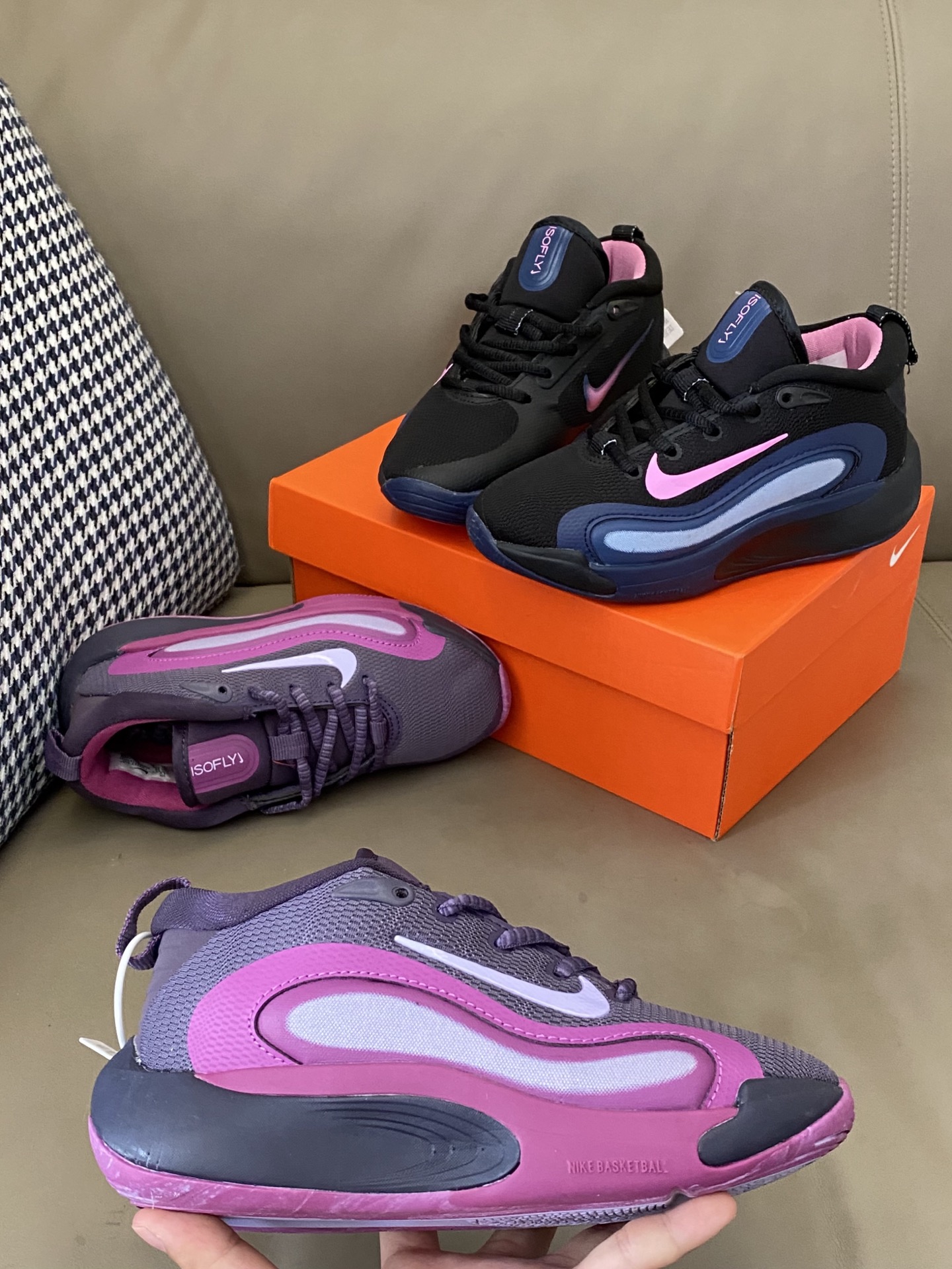 图片[4]-原图直出🌟 这款NK运动鞋真的爱了😍鞋面包裹性好还透气💨魔术贴设计超贴心，一粘一撕宝贝自己就能轻松穿脱✔️大童则是鞋带设计😎 而且款式时尚百搭😘-选品中心