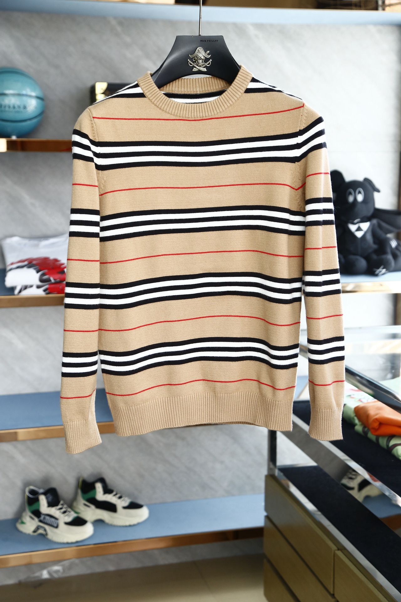 Burberry Fashion Clothing Sweatshirts Lattice Knitting Wool Fall/Winter Collection Fashion Casual