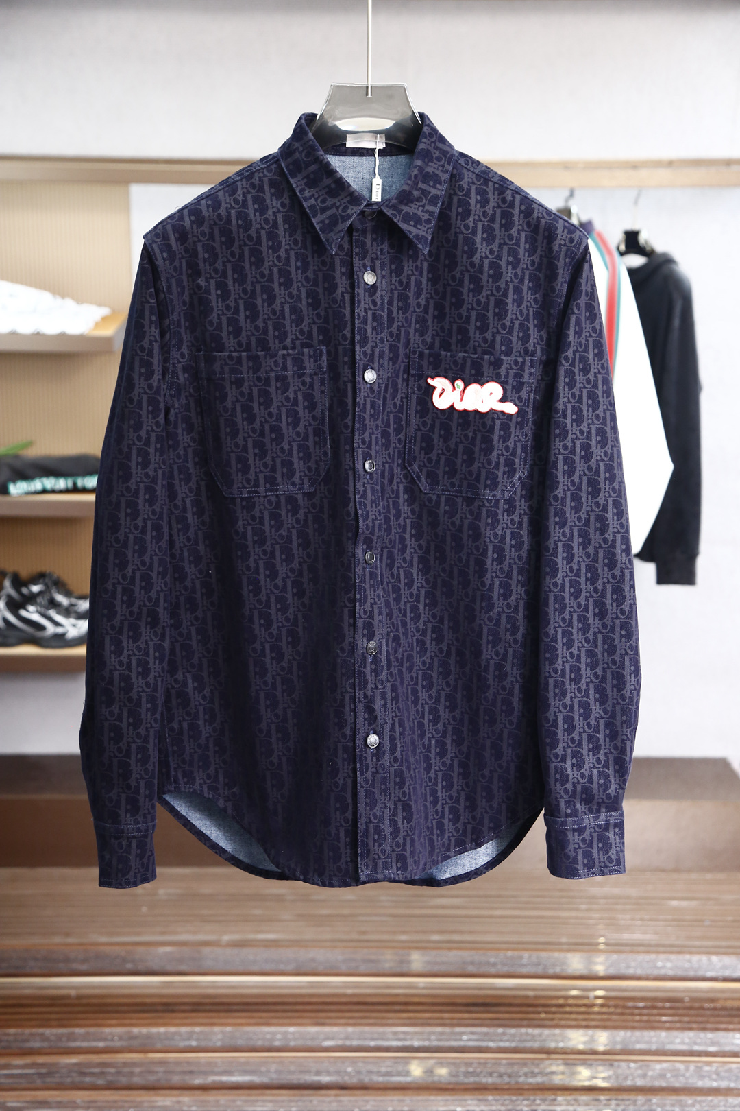 DIOR AND KAWS Limited Edition Spring Snake Jacket Shirt Collection