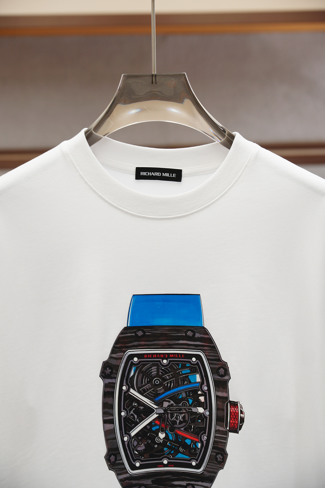 Richard Mille’s Exclusive High-End Custom Short Sleeve Shirt for Men in Cashmere Fabric. - 图片 7