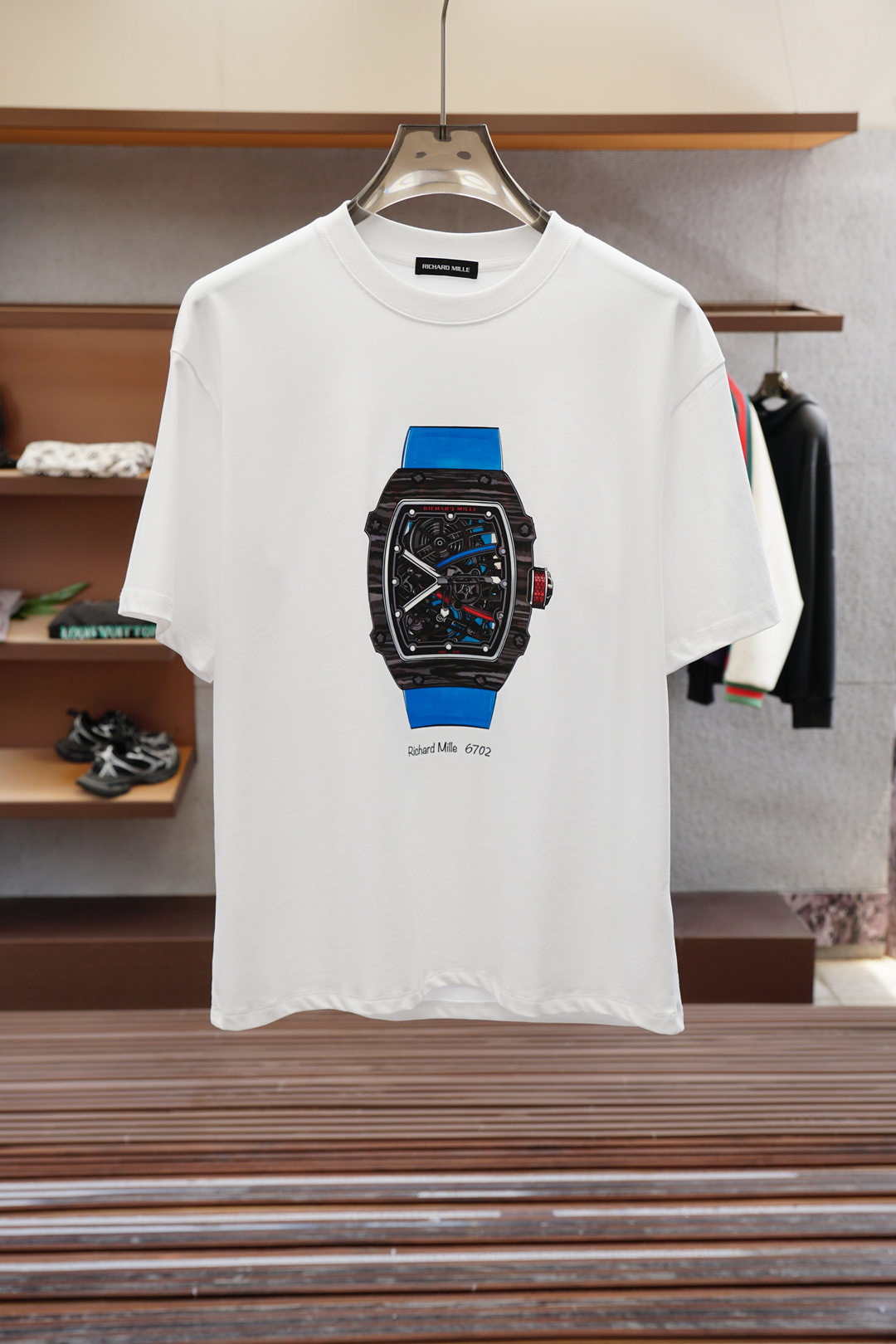 Richard Mille’s Exclusive High-End Custom Short Sleeve Shirt for Men in Cashmere Fabric. - 图片 4