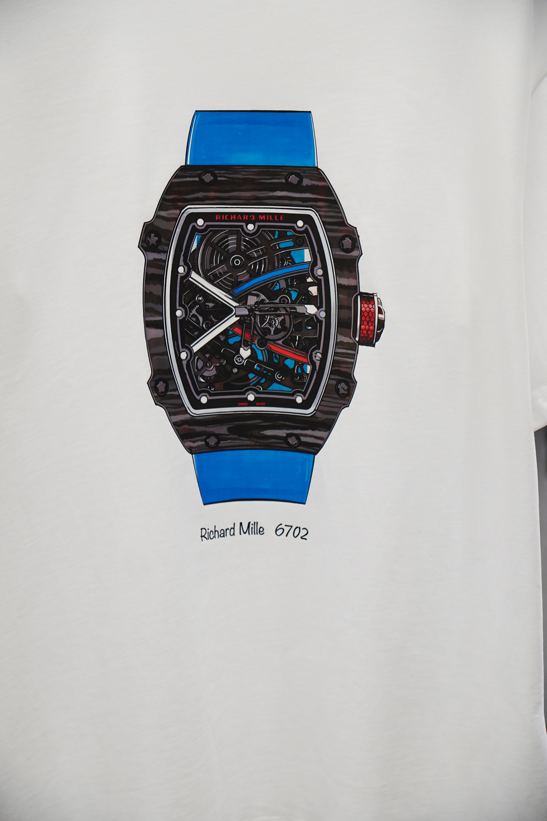 Richard Mille’s Exclusive High-End Custom Short Sleeve Shirt for Men in Cashmere Fabric. - 图片 8