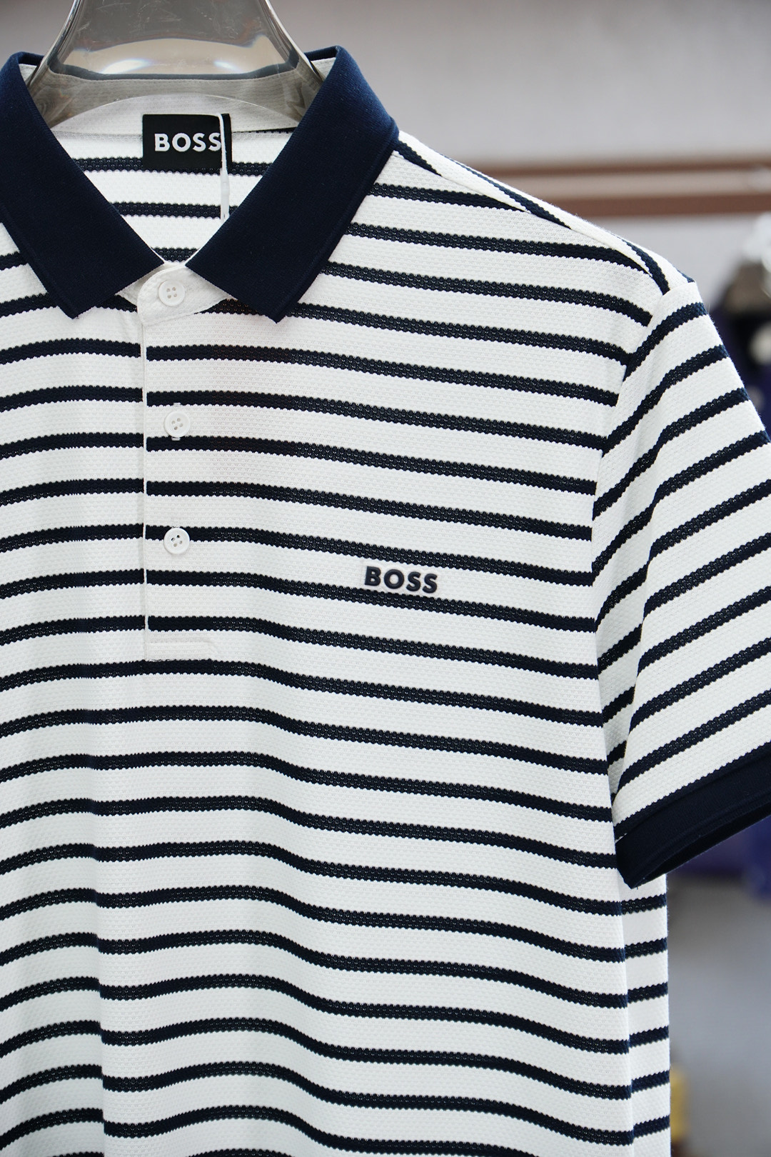 P590 Boss-2025s Summer New: High-end Business Man’s Luxury Polo Suit - 图片 8