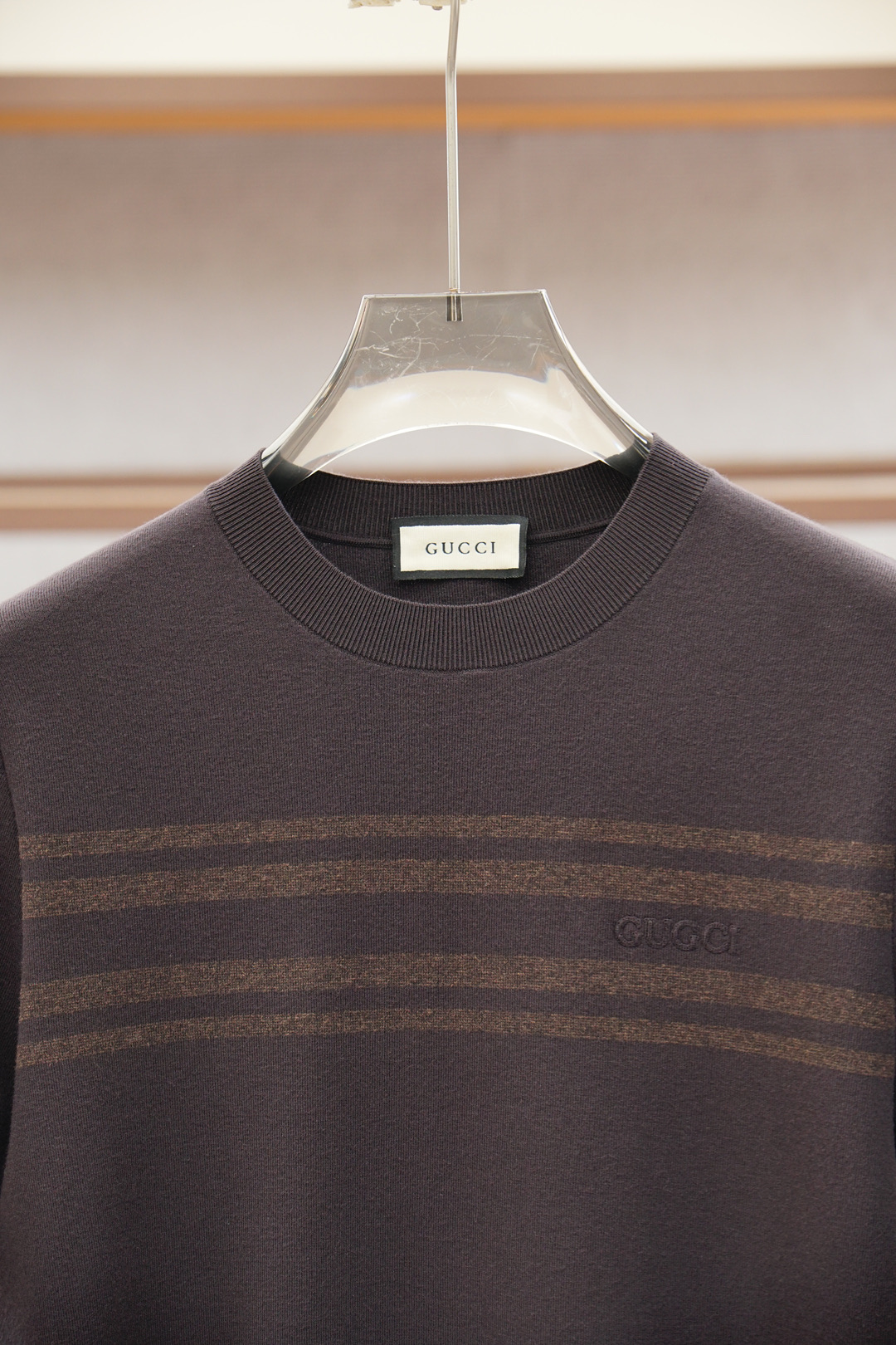 Gucci 古奇🍐2025ss秋冬专柜同款同步上新短袖醋酸天丝羊毛针织面料 一体起脚针织 高端人士必备单