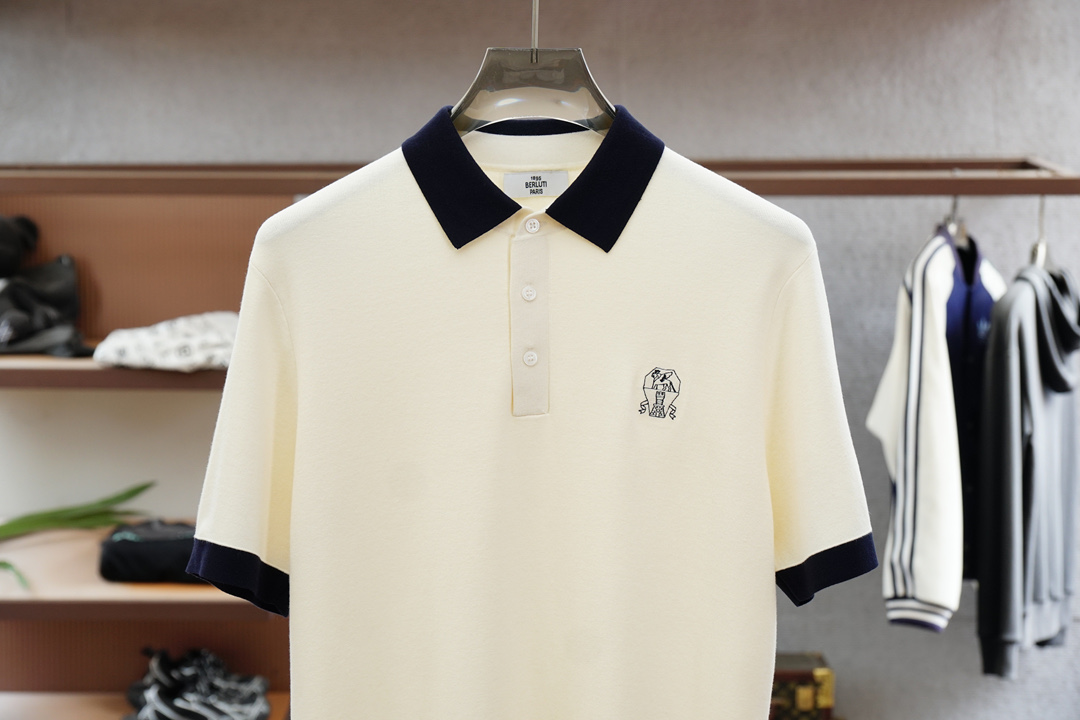 
lP🆕-🍐2025ss秋冬专柜同款同步上新短袖醋酸天丝羊毛针织面料 一体起脚针织 高端人士必备单品，懂