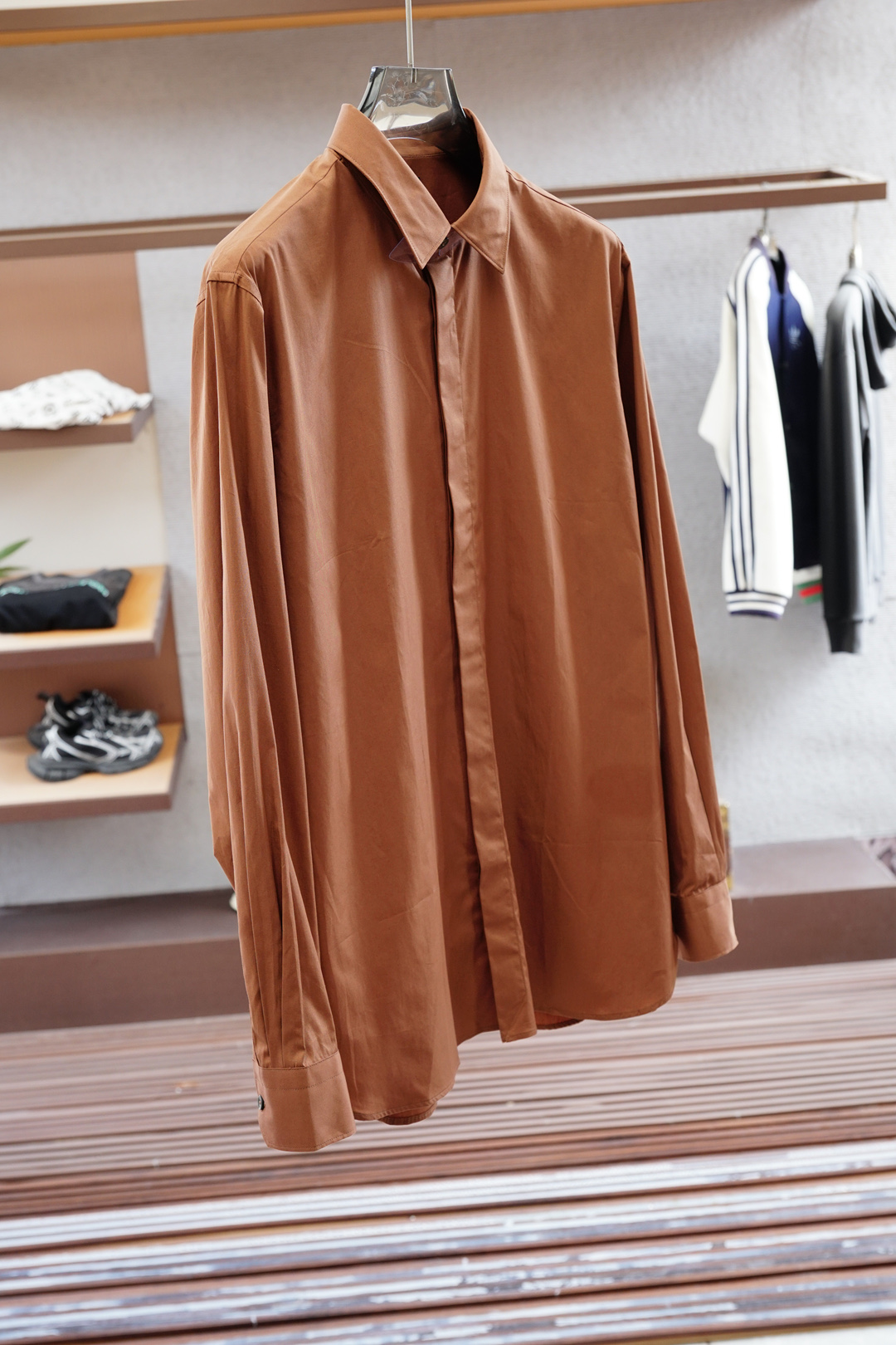 ，杰尼亚；纯原，懂货的来，贸易公司订单❗️杰尼亚府绸棉男士衬衫，通勤商务都可！真正精品，高端精英首选！ 