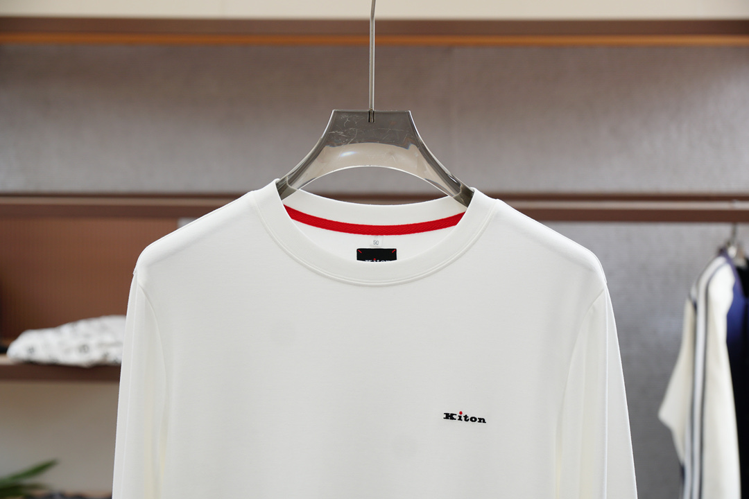 Kiton/高级成衣 2025秋冬打底系列！熟男 轻熟男 最爱款式 最经典净色通勤百搭帅气的圆领短袖打底