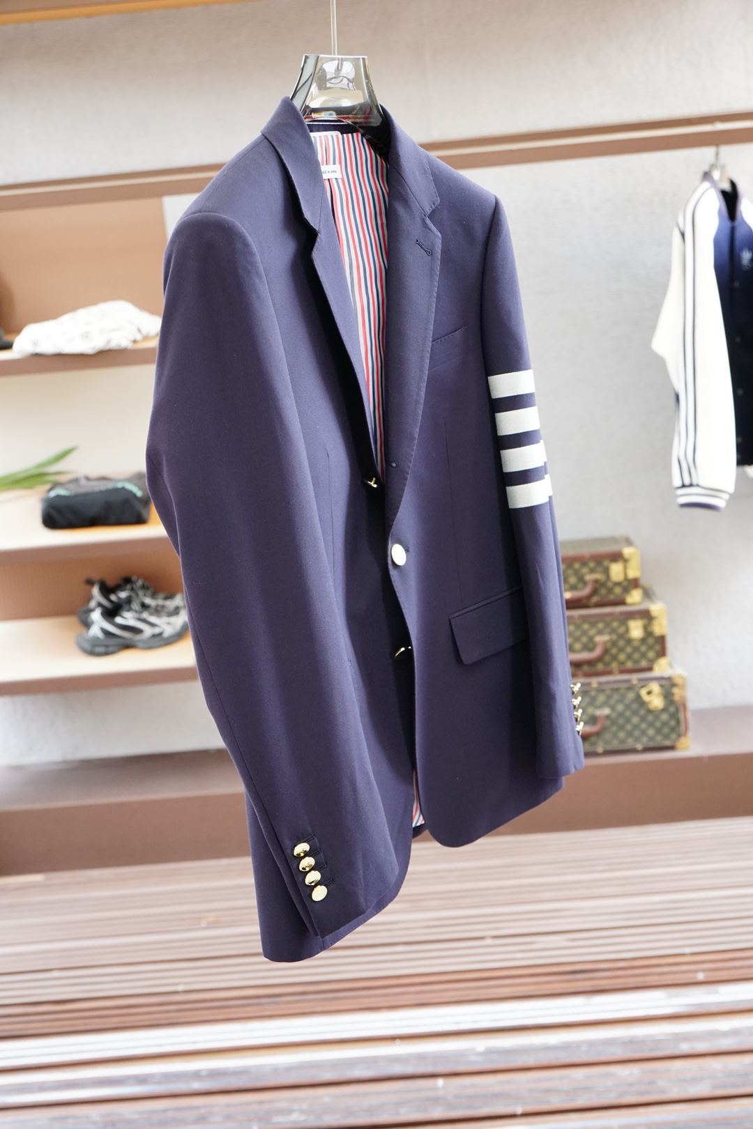 典藏新品】TB原单男士2025年最新春夏时装羊毛单西，贸易公司渠道货，25年春夏官宣画册及专柜挂售款，明